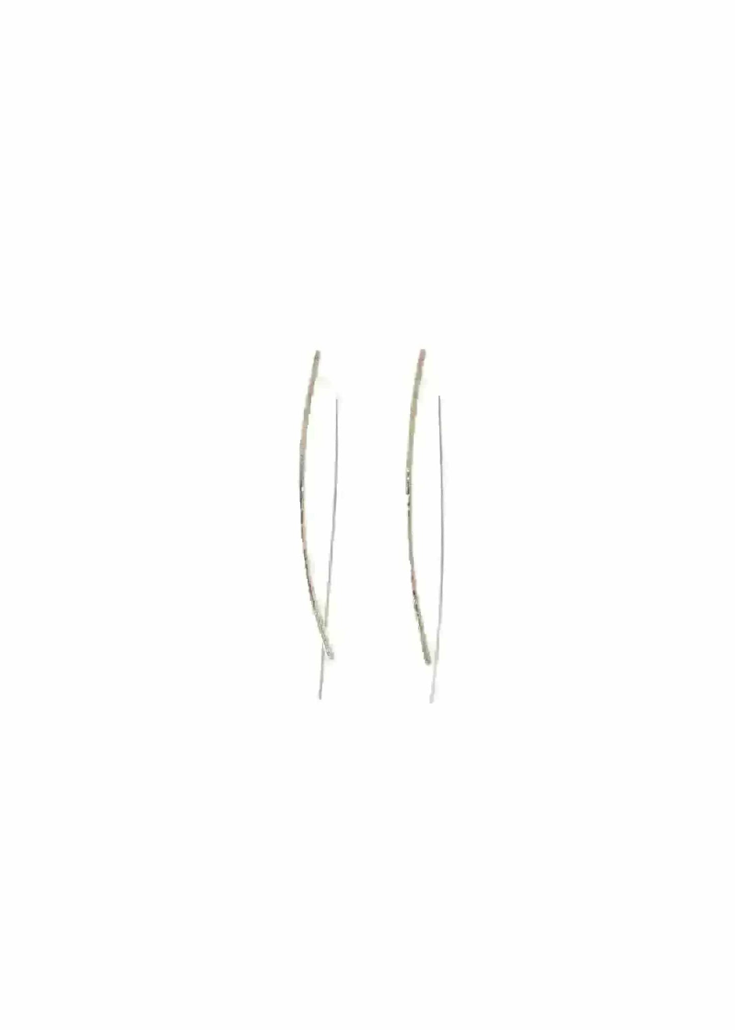 Liv & B Designs Earrings Lauren Bar Hoop Earrings