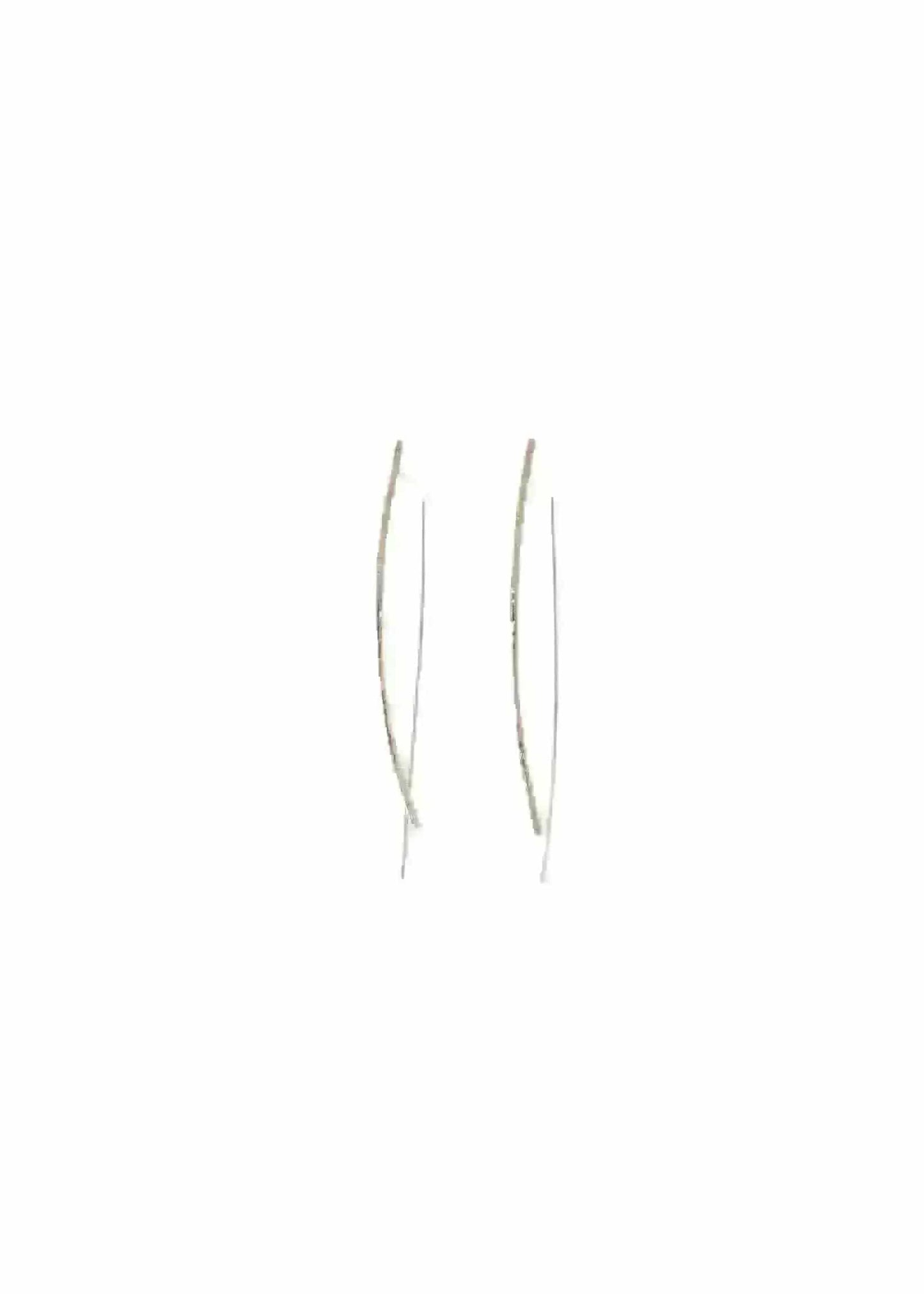 Liv & B Designs Earrings Lauren Bar Hoop Earrings