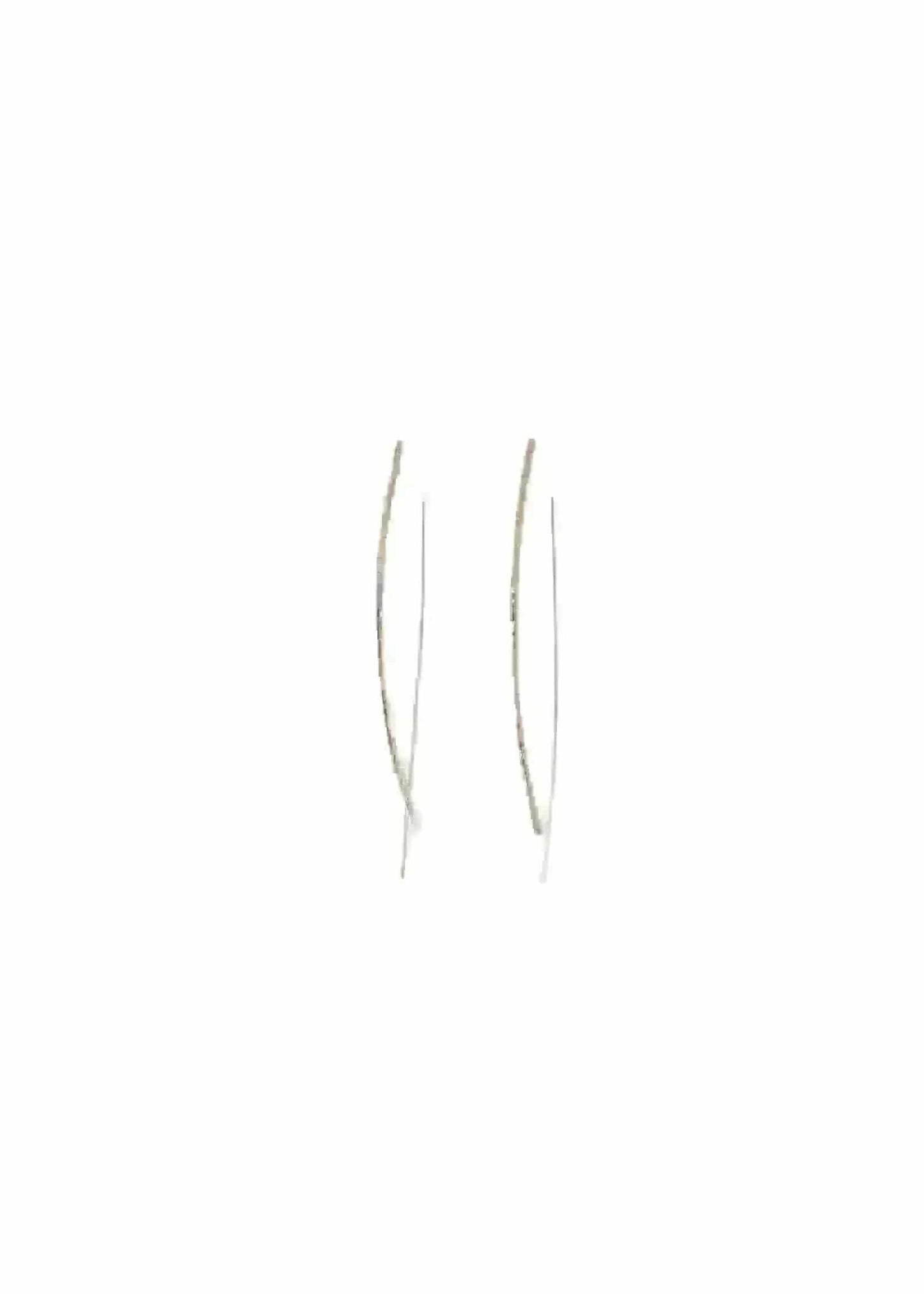 Liv & B Designs Earrings Lauren Bar Hoop Earrings