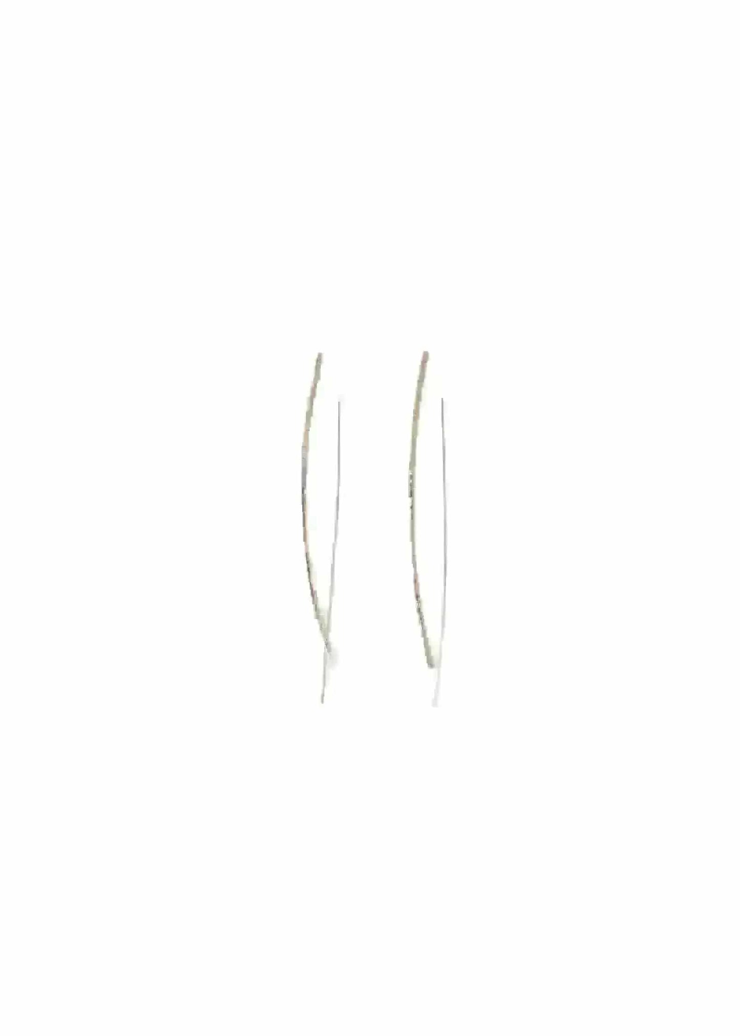 Liv & B Designs Earrings Lauren Bar Hoop Earrings