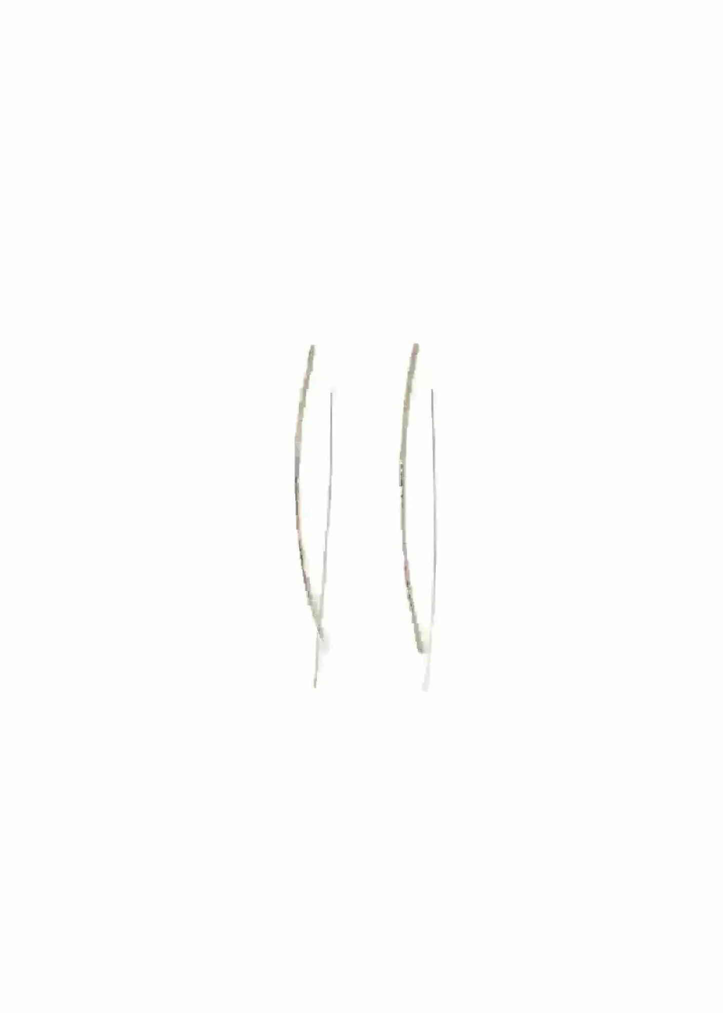 Liv & B Designs Earrings Lauren Bar Hoop Earrings