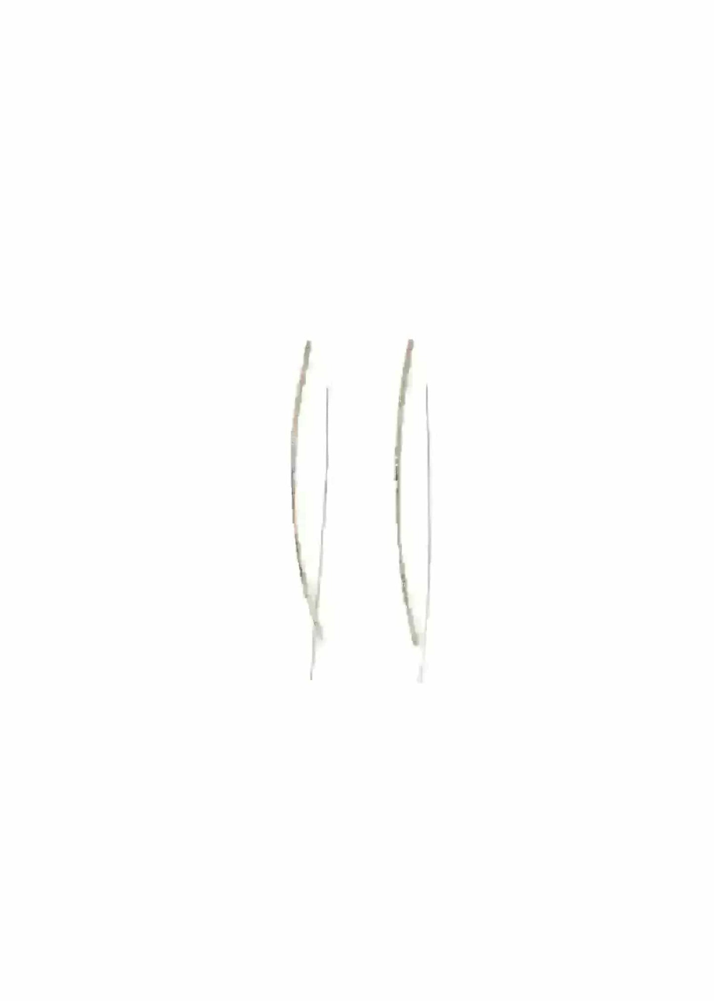 Liv & B Designs Earrings Lauren Bar Hoop Earrings