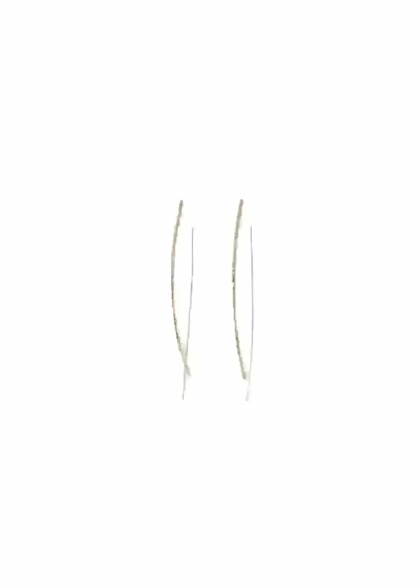 Liv & B Designs Earrings Lauren Bar Hoop Earrings