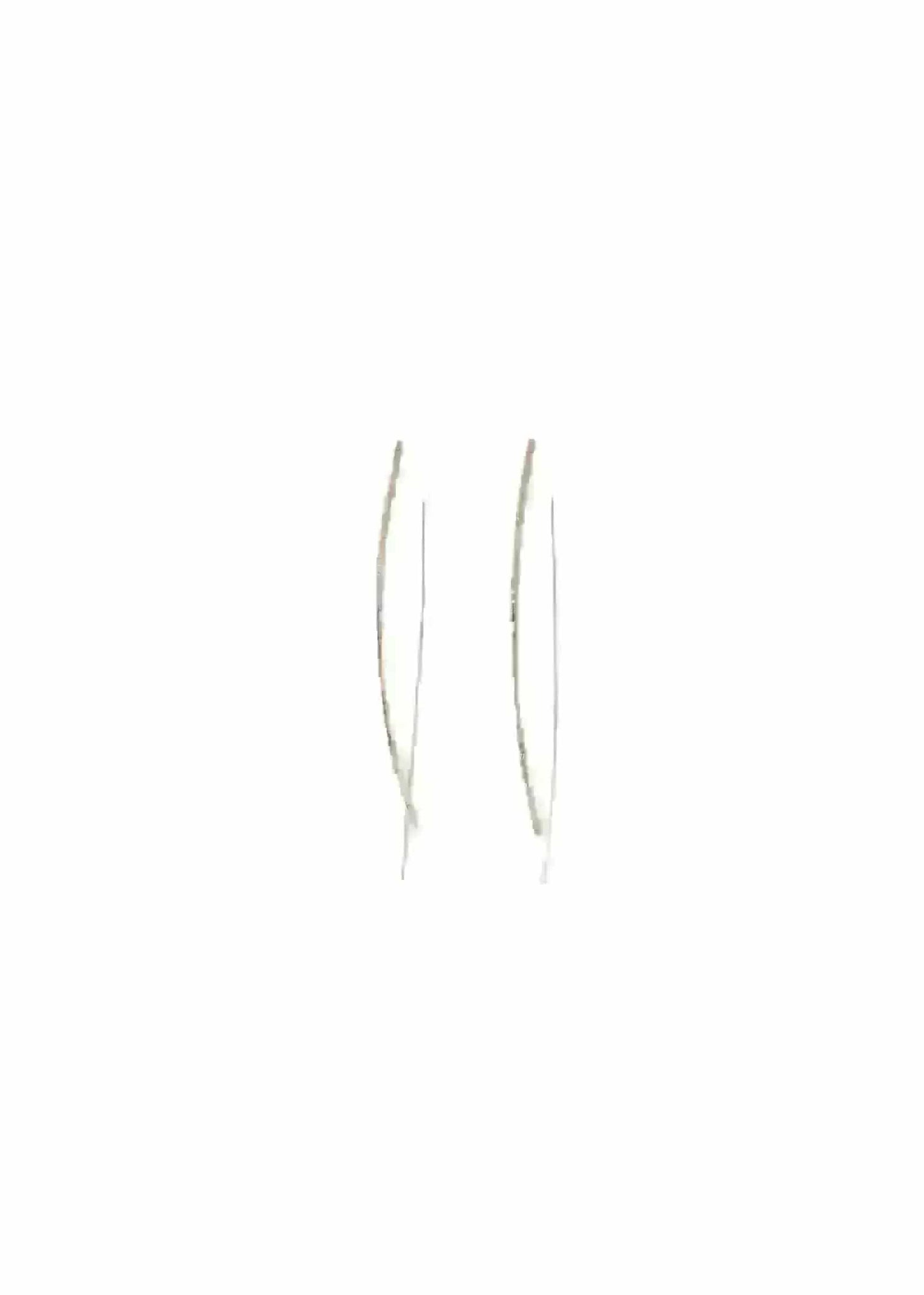 Liv & B Designs Earrings Lauren Bar Hoop Earrings