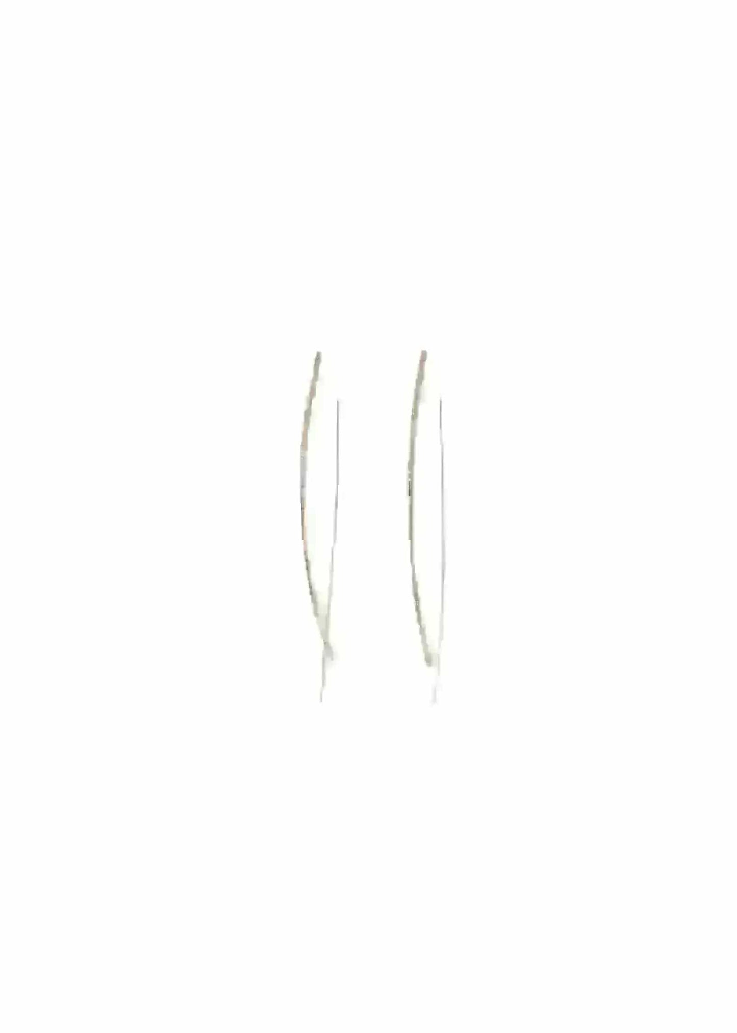 Liv & B Designs Earrings Lauren Bar Hoop Earrings