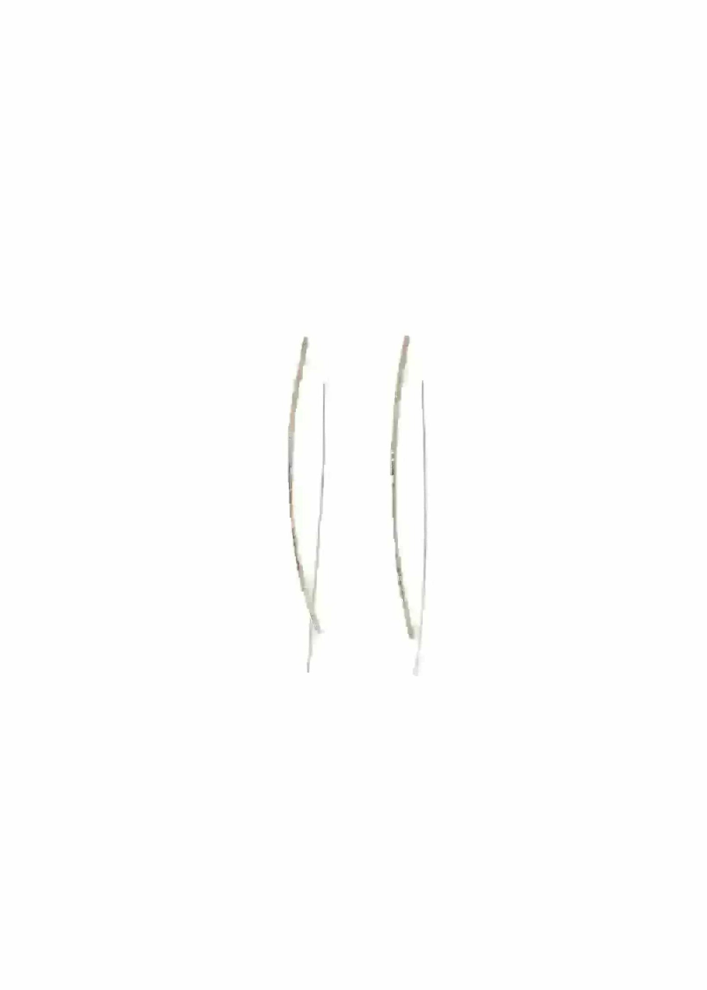 Liv & B Designs Earrings Lauren Bar Hoop Earrings