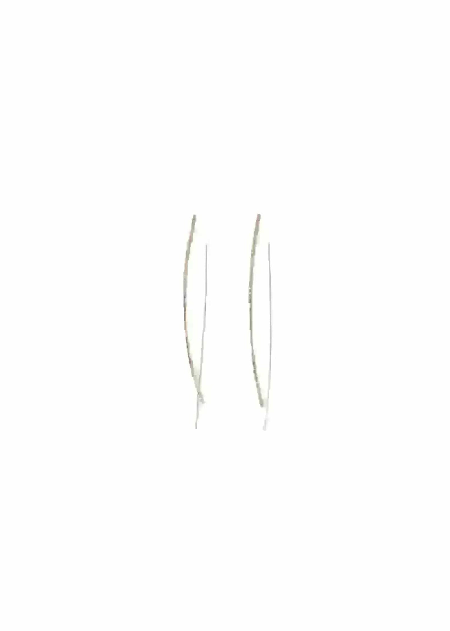 Liv & B Designs Earrings Lauren Bar Hoop Earrings