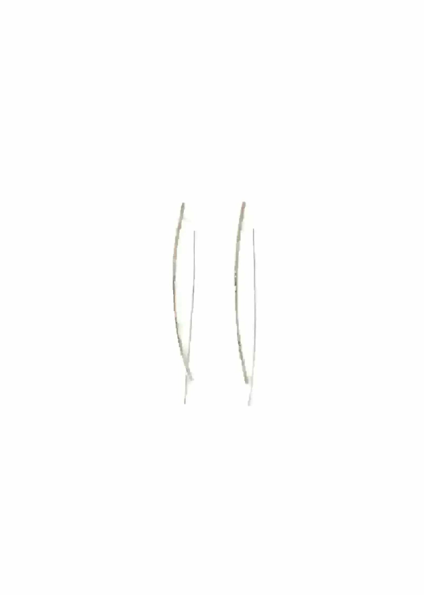 Liv & B Designs Earrings Lauren Bar Hoop Earrings