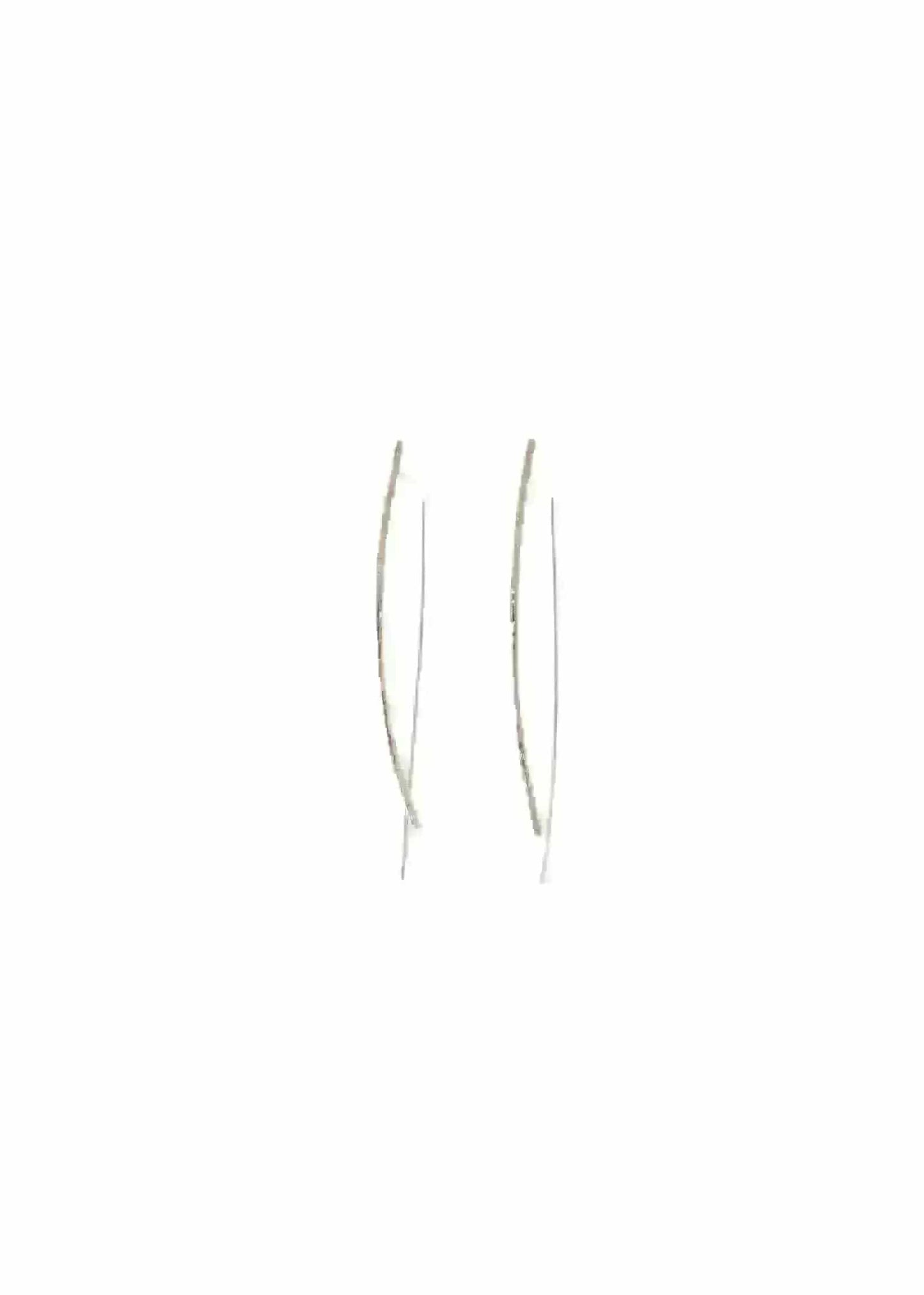 Liv & B Designs Earrings Lauren Bar Hoop Earrings