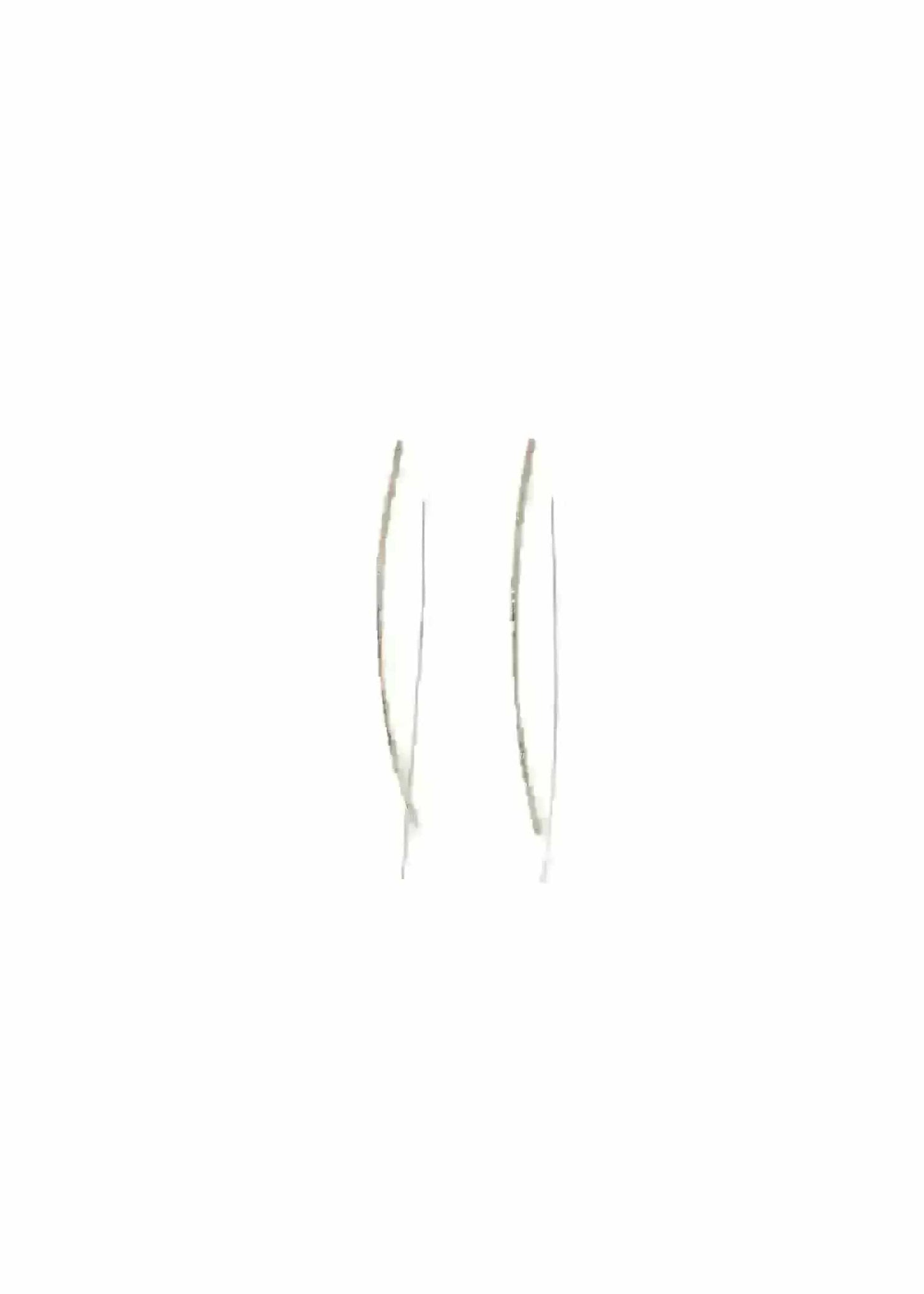 Liv & B Designs Earrings Lauren Bar Hoop Earrings