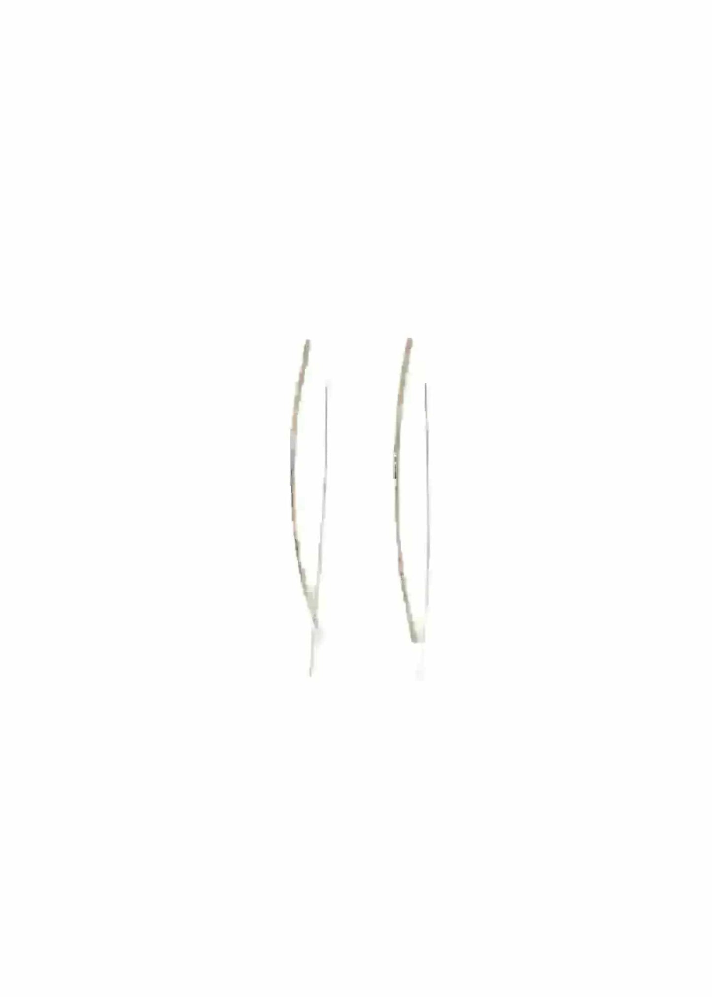 Liv & B Designs Earrings Lauren Bar Hoop Earrings