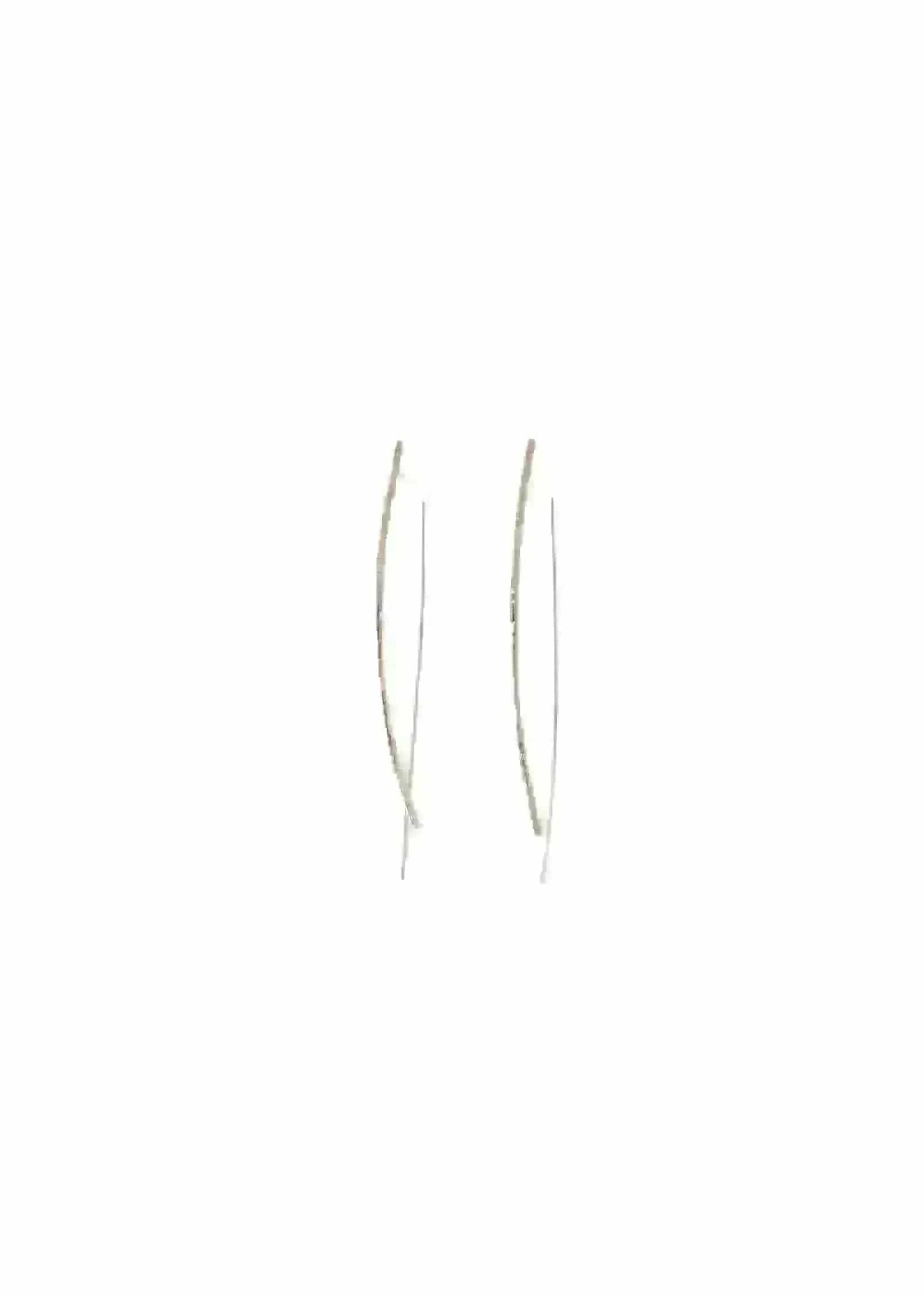 Liv & B Designs Earrings Lauren Bar Hoop Earrings