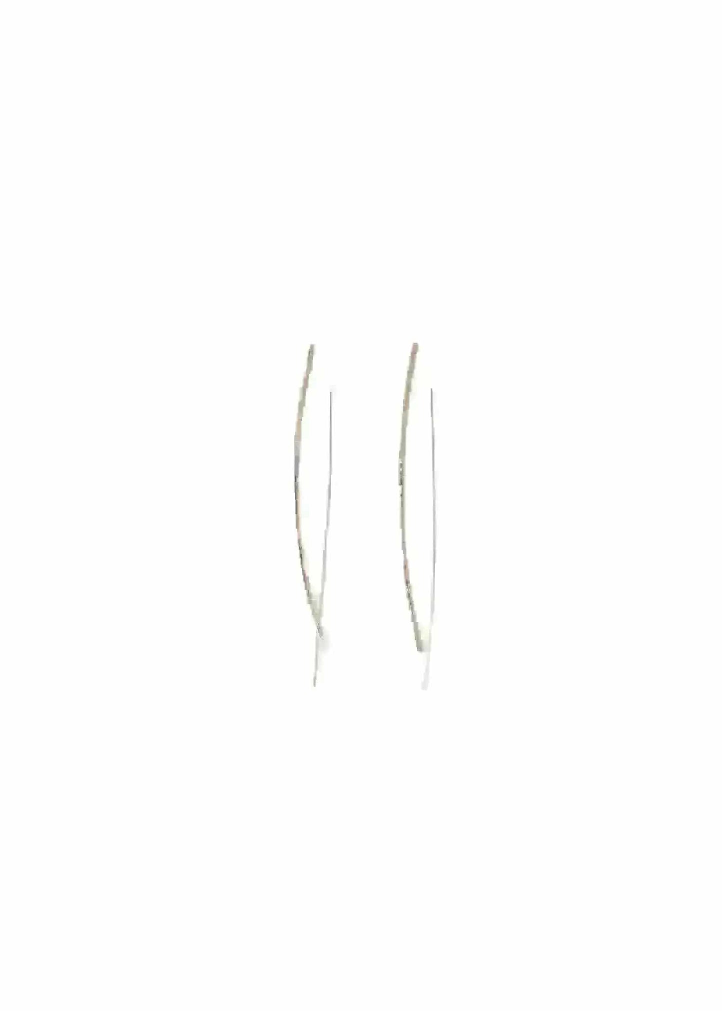 Liv & B Designs Earrings Lauren Bar Hoop Earrings