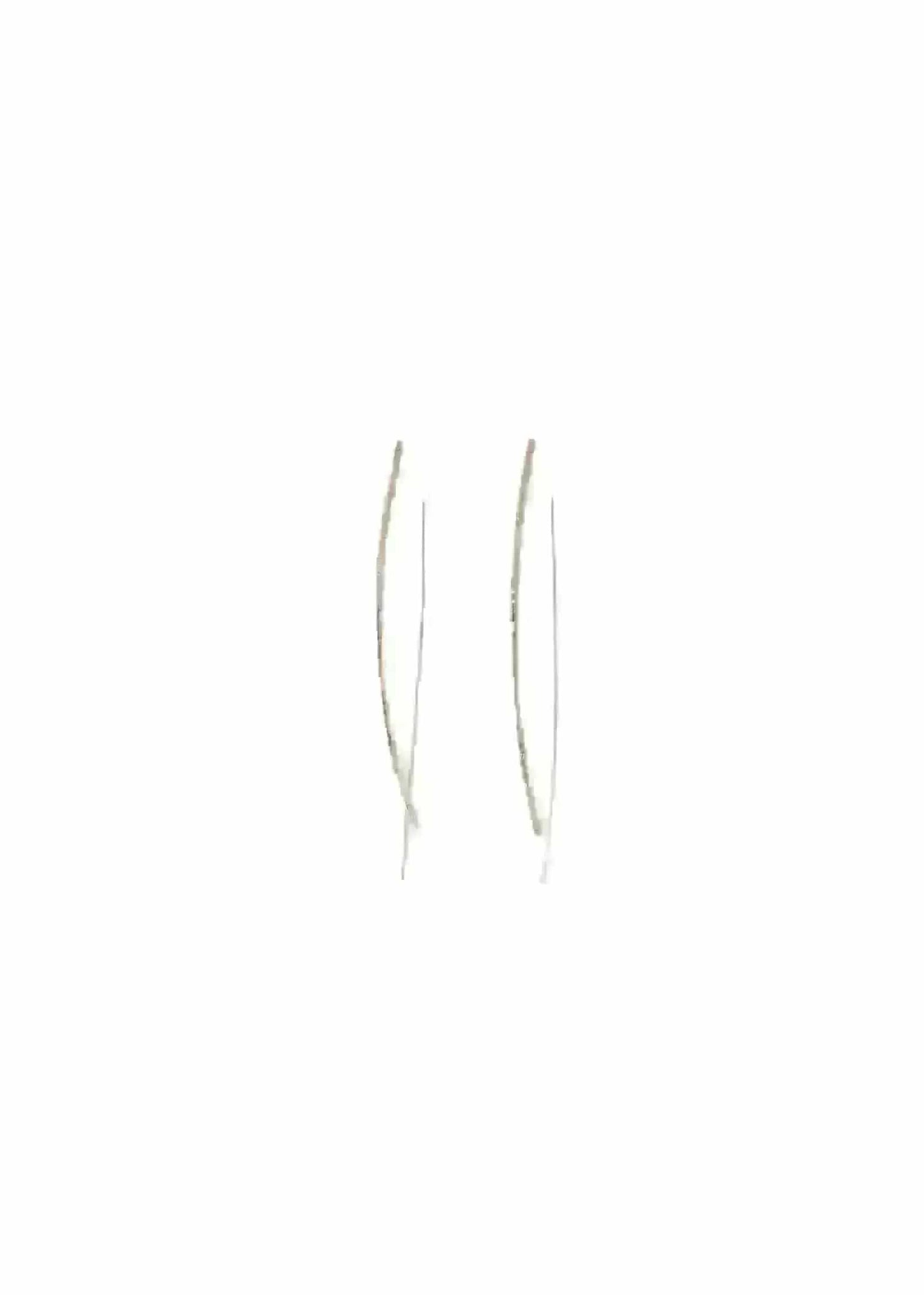 Liv & B Designs Earrings Lauren Bar Hoop Earrings