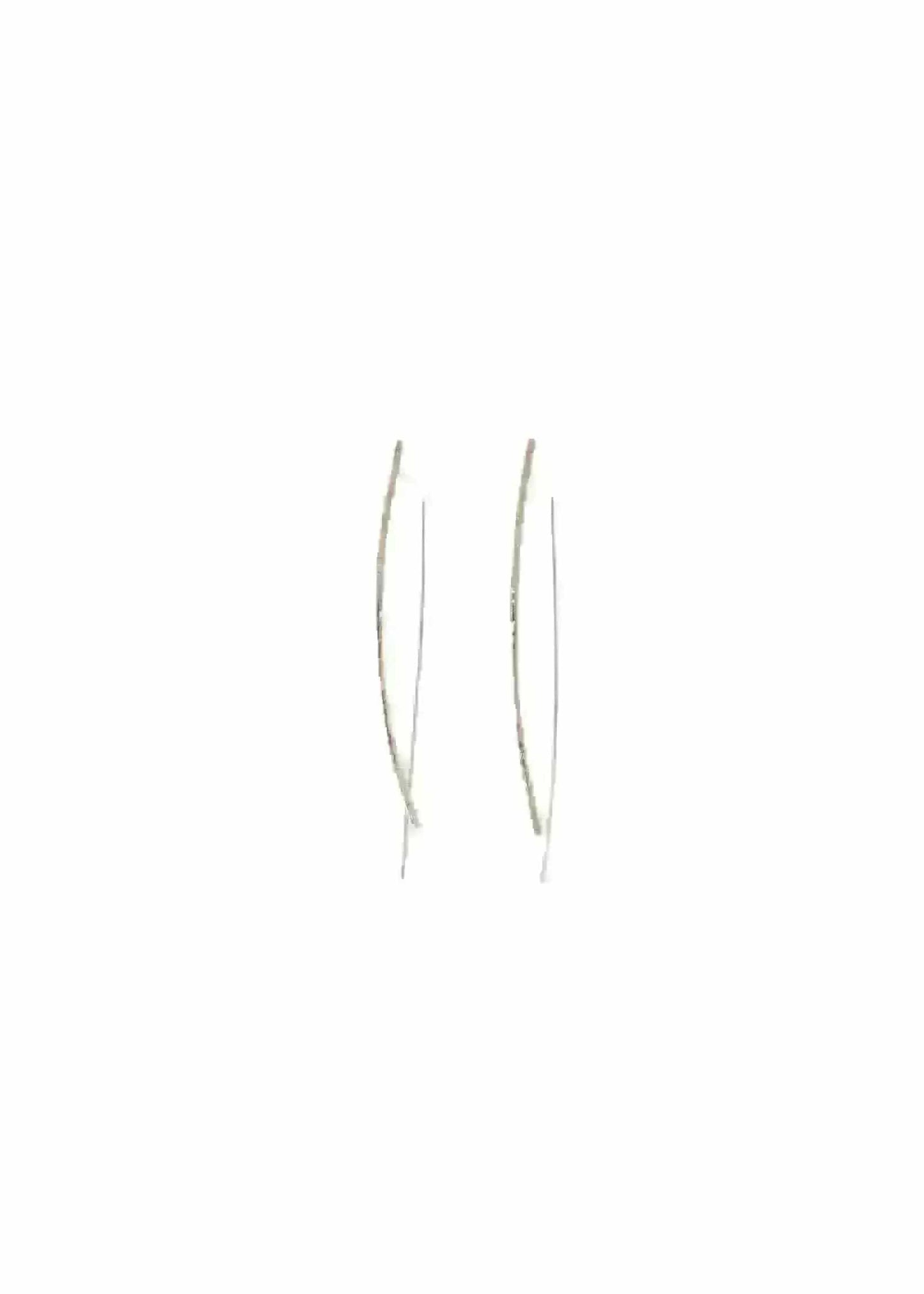 Liv & B Designs Earrings Lauren Bar Hoop Earrings