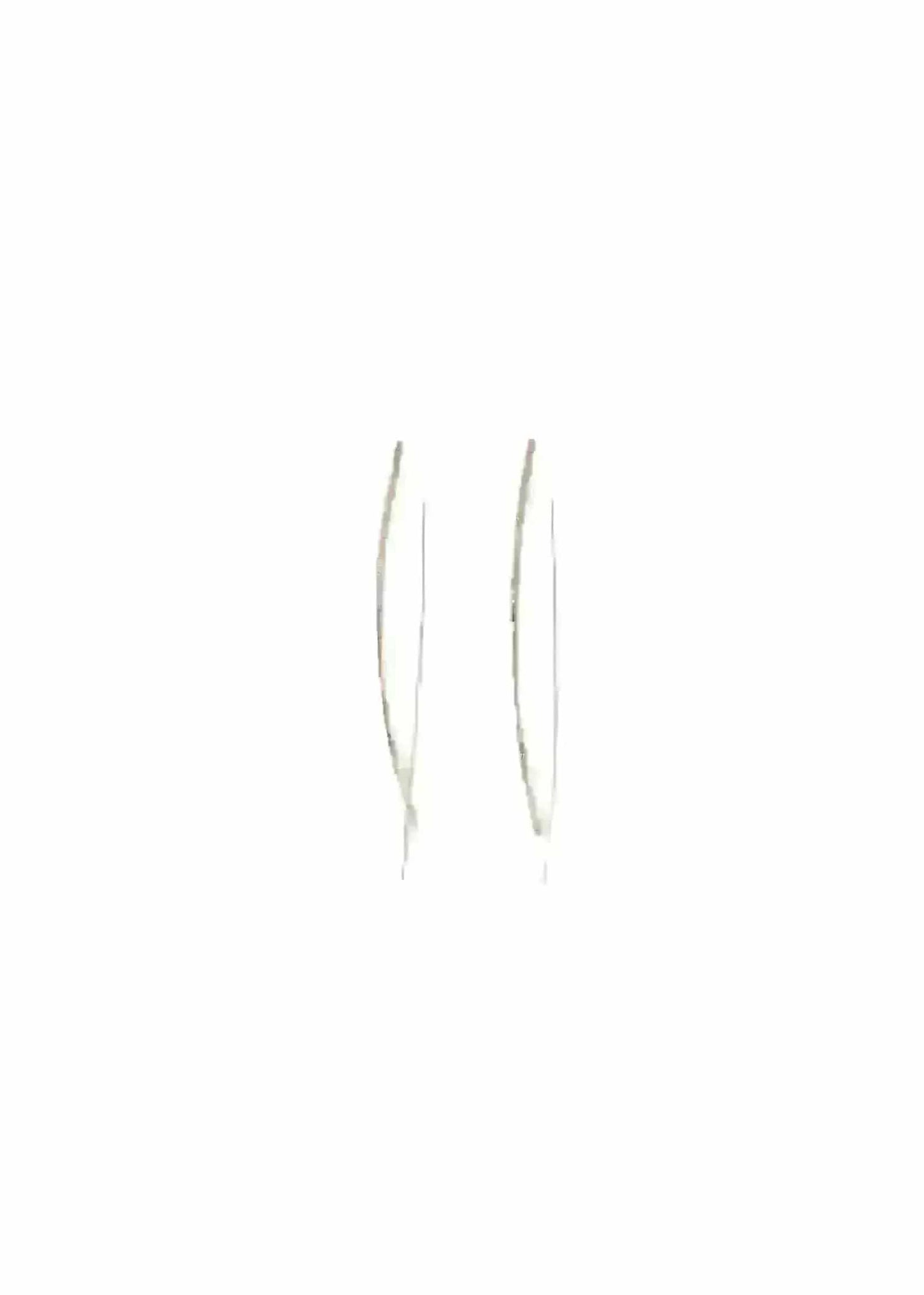 Liv & B Designs Earrings Lauren Bar Hoop Earrings