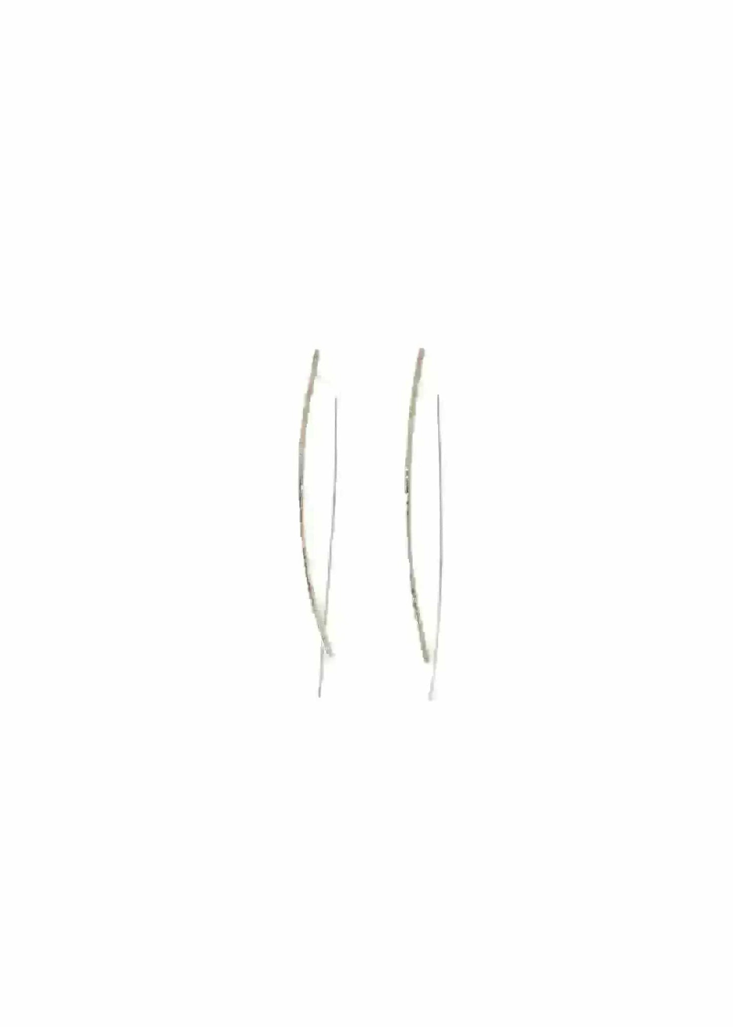 Liv & B Designs Earrings Lauren Bar Hoop Earrings