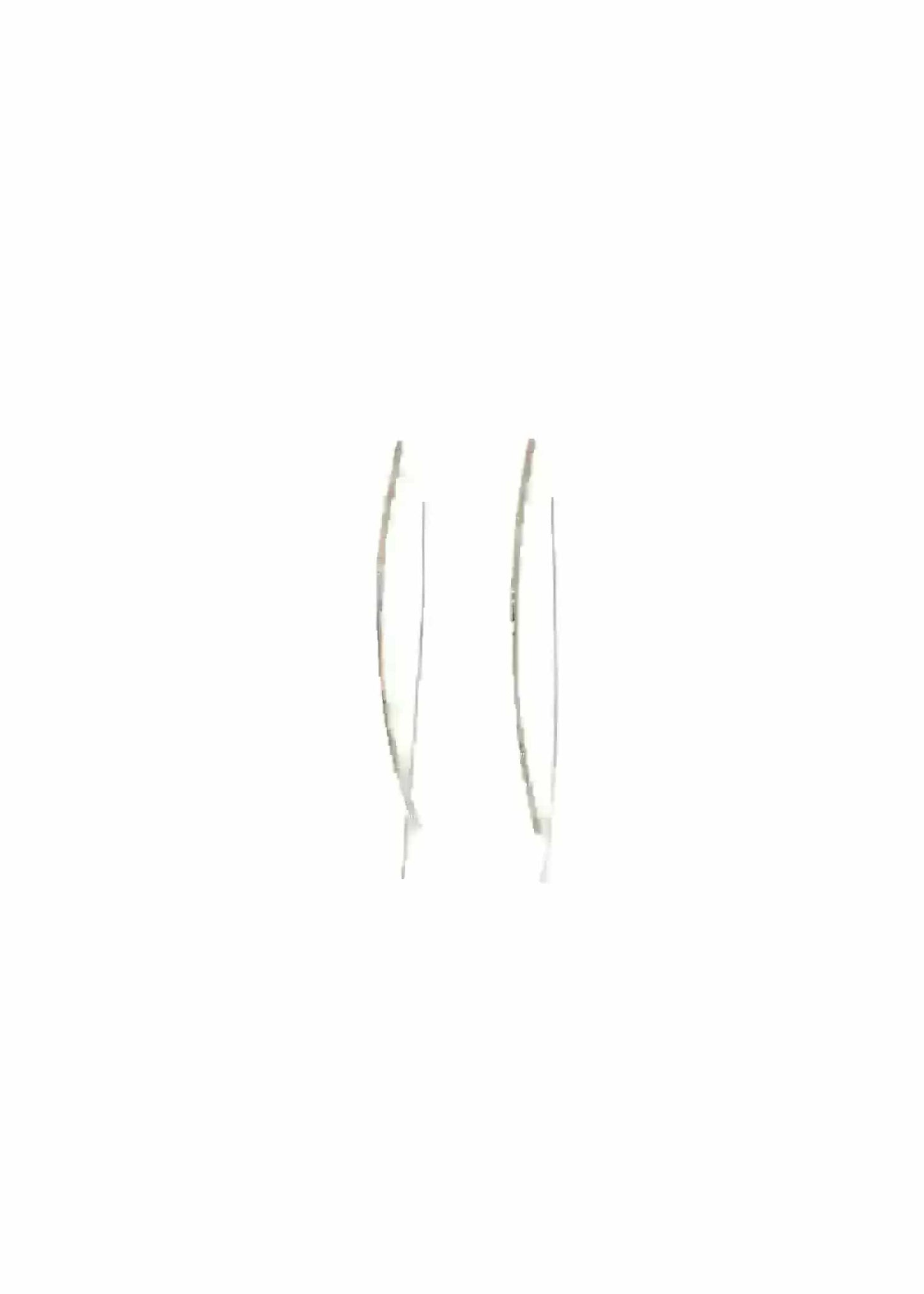 Liv & B Designs Earrings Lauren Bar Hoop Earrings