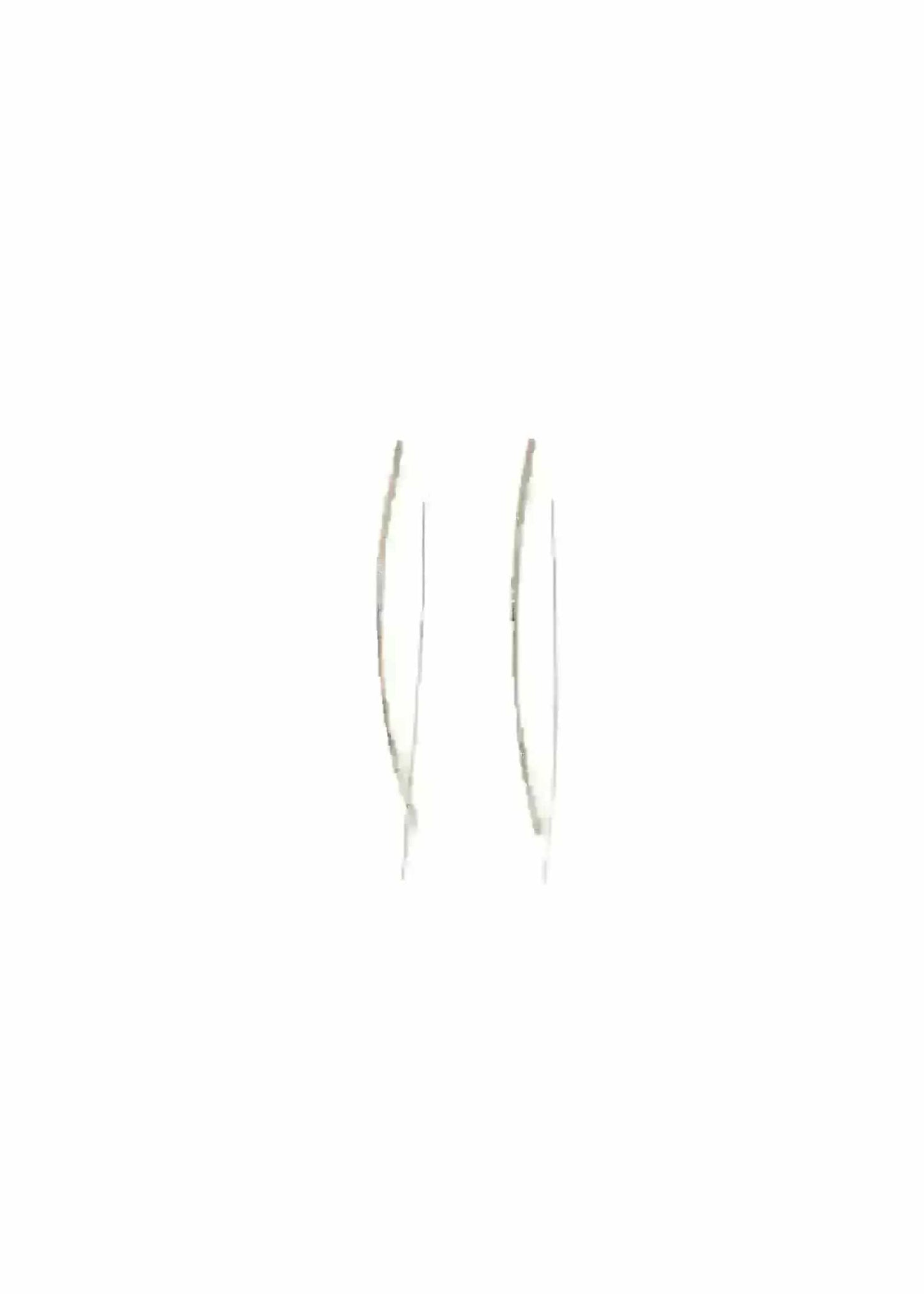 Liv & B Designs Earrings Lauren Bar Hoop Earrings