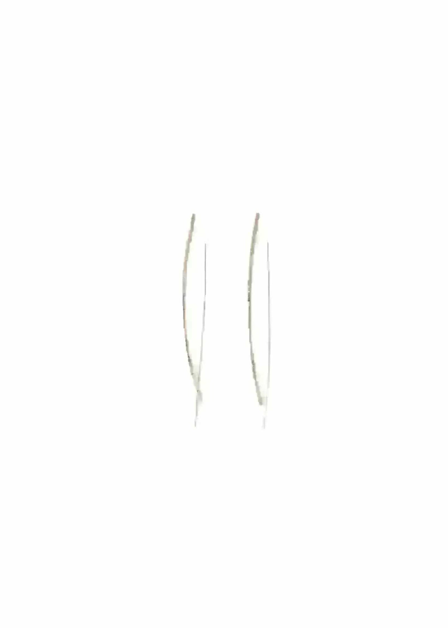 Liv & B Designs Earrings Lauren Bar Hoop Earrings