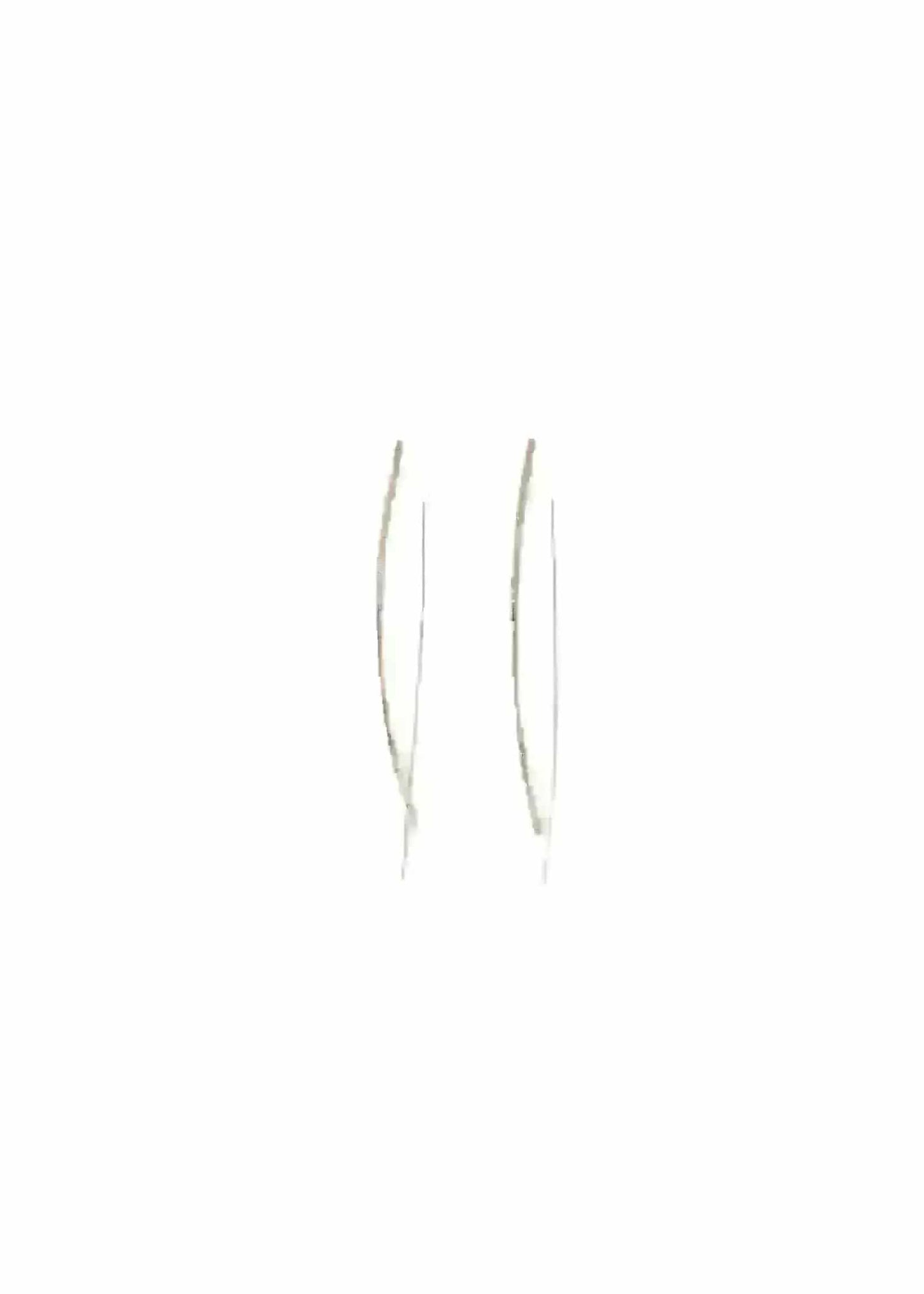 Liv & B Designs Earrings Lauren Bar Hoop Earrings