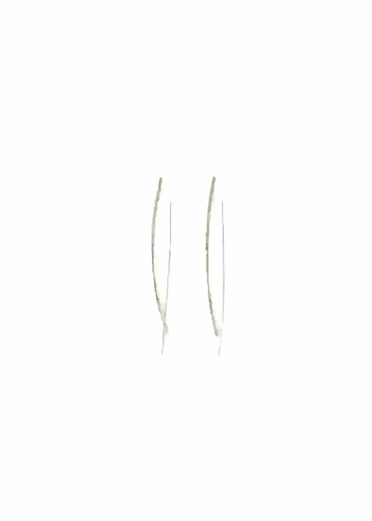 Liv & B Designs Earrings Lauren Bar Hoop Earrings