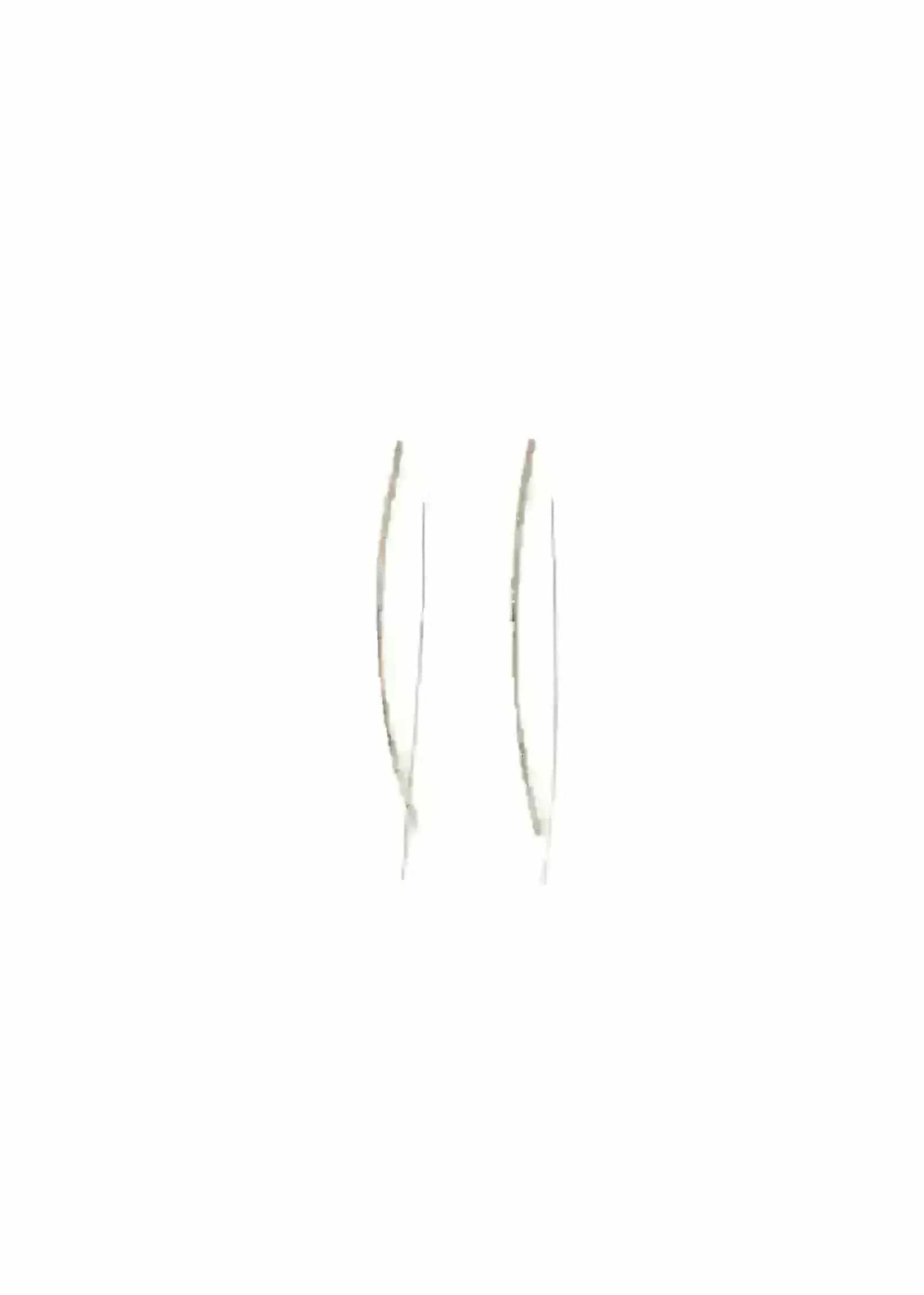 Liv & B Designs Earrings Lauren Bar Hoop Earrings