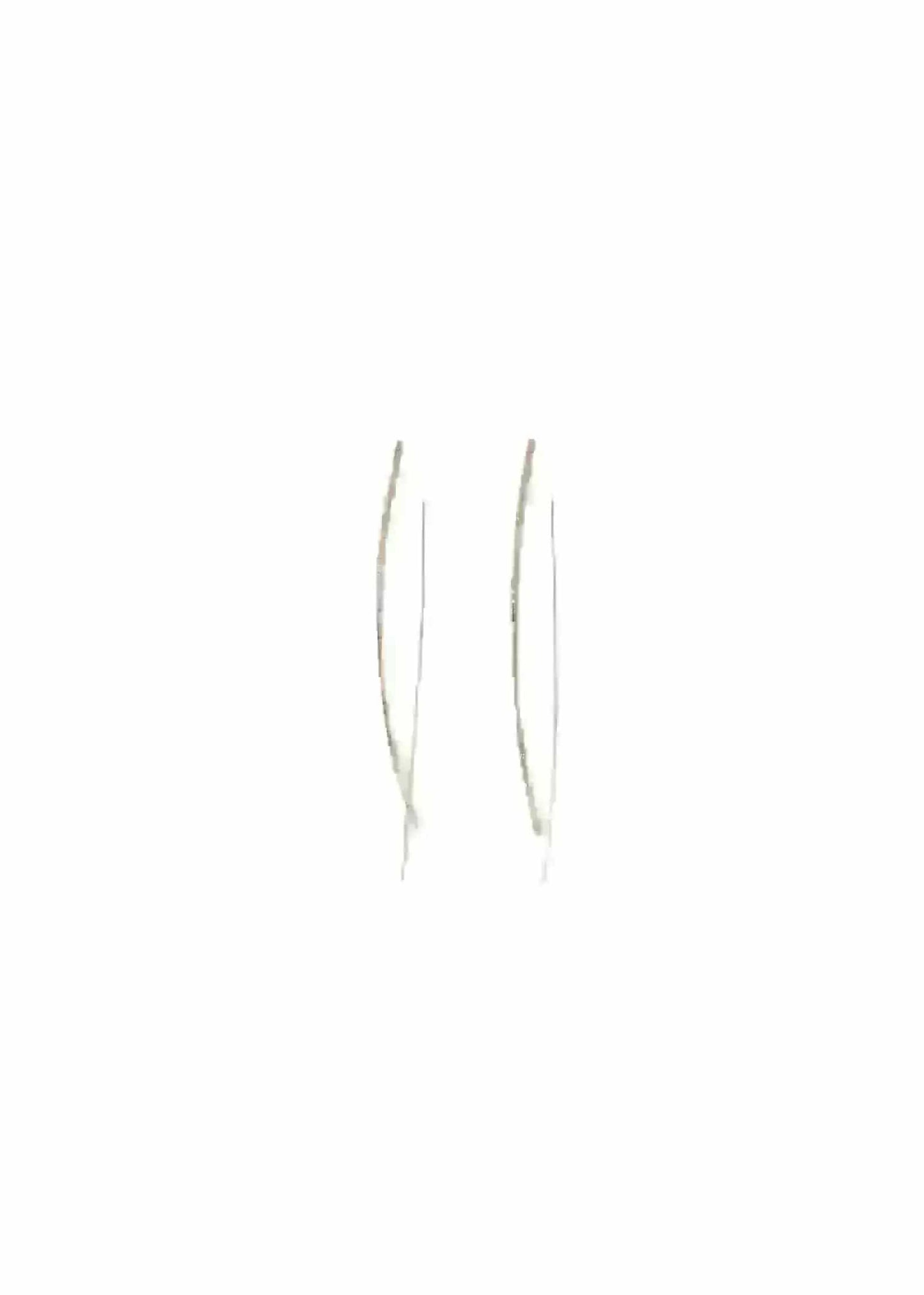 Liv & B Designs Earrings Lauren Bar Hoop Earrings