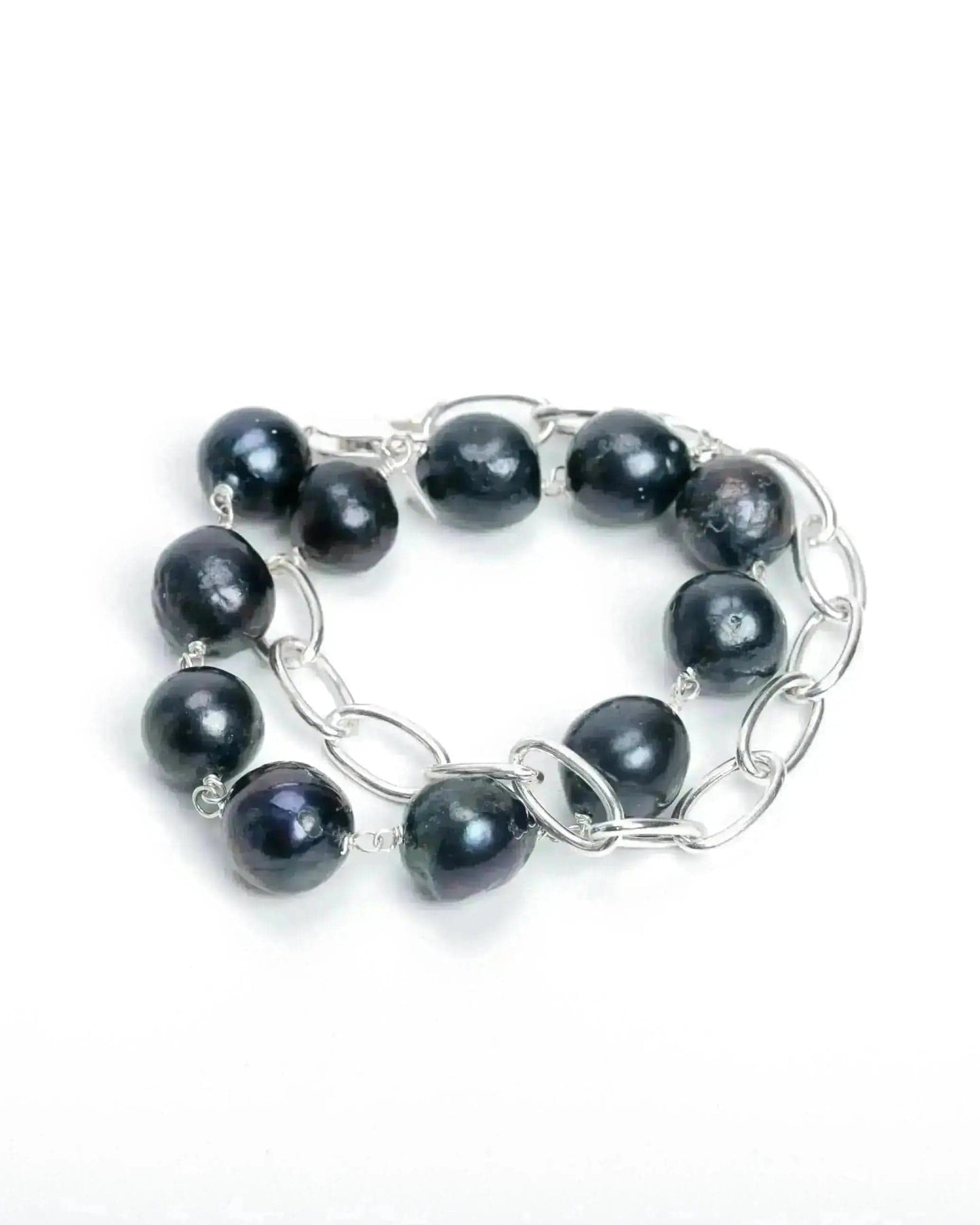 Liv and B Designs Bracelet Amy Pearl Sterling Silver bracelet