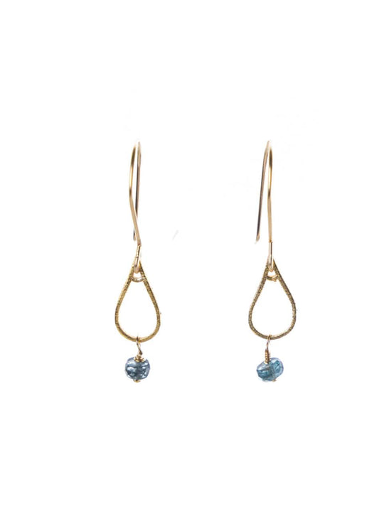 Avery Tiny gemstone Earrings Liv and B Designs