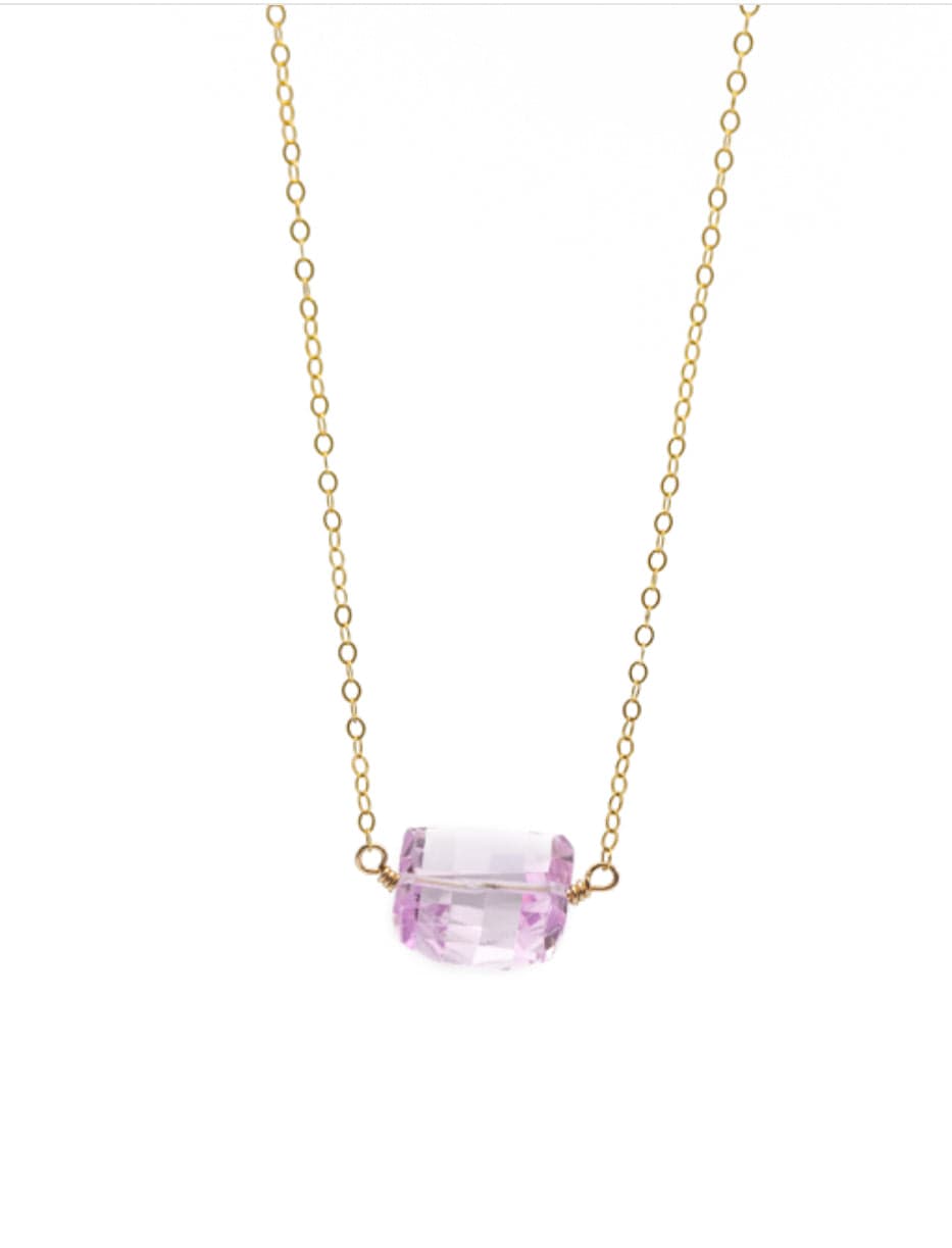 Single Stone Large Necklace Liv & B