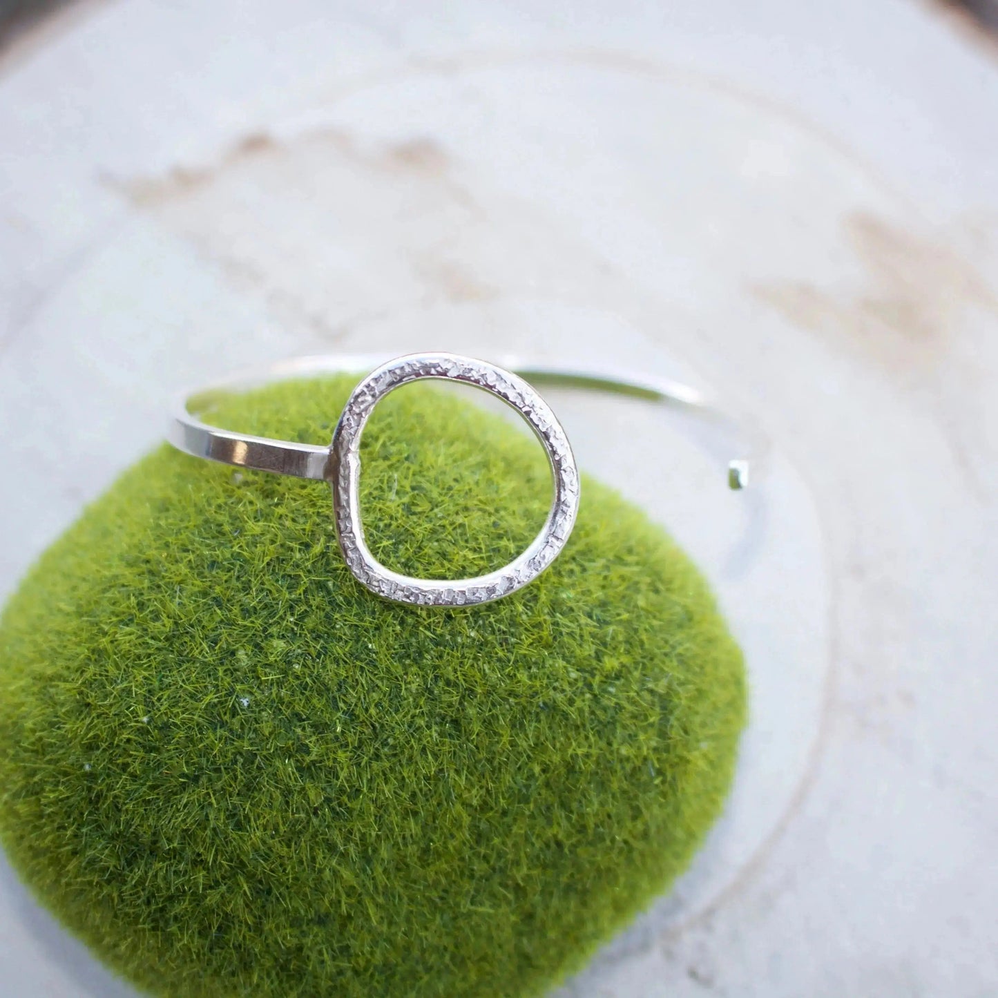 Liv & B Designs Bracelet Sterling Silver Unity Open Cuff Bracelet