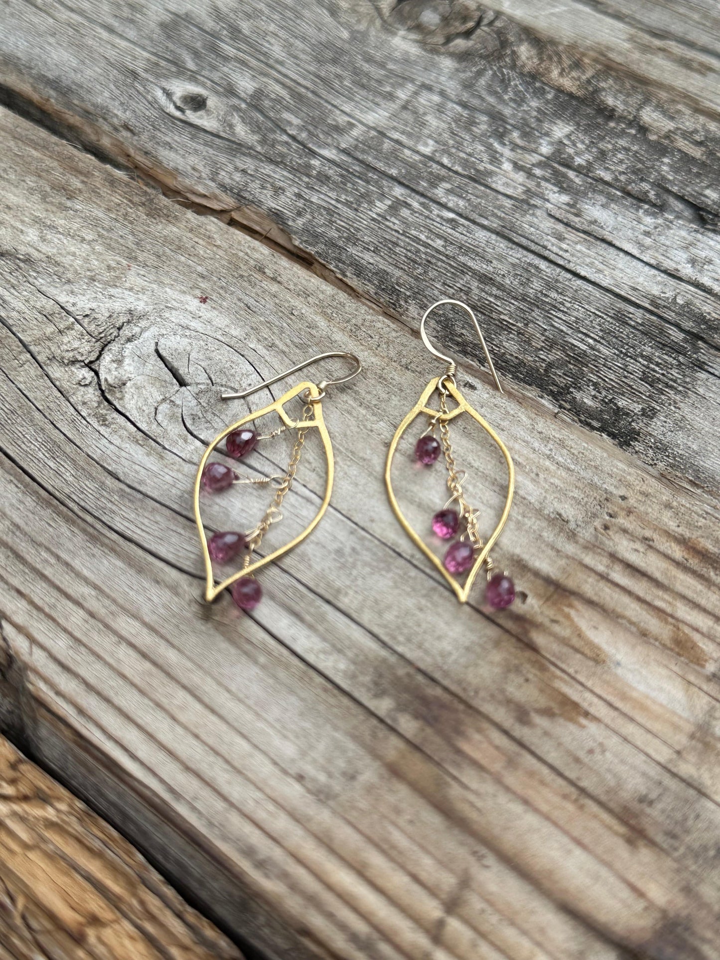 Liv & B Designs Cascading Gemstone Earrings