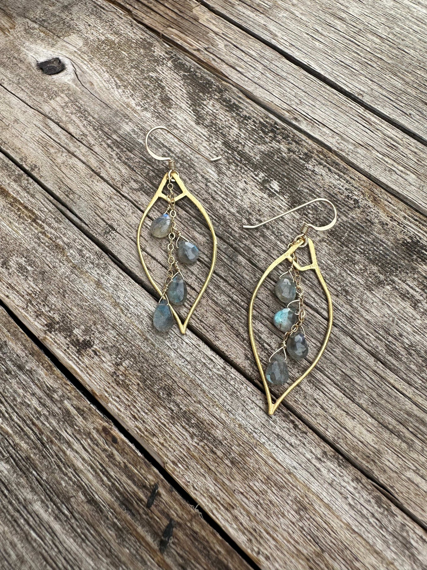 Liv & B Designs Cascading Gemstone Earrings
