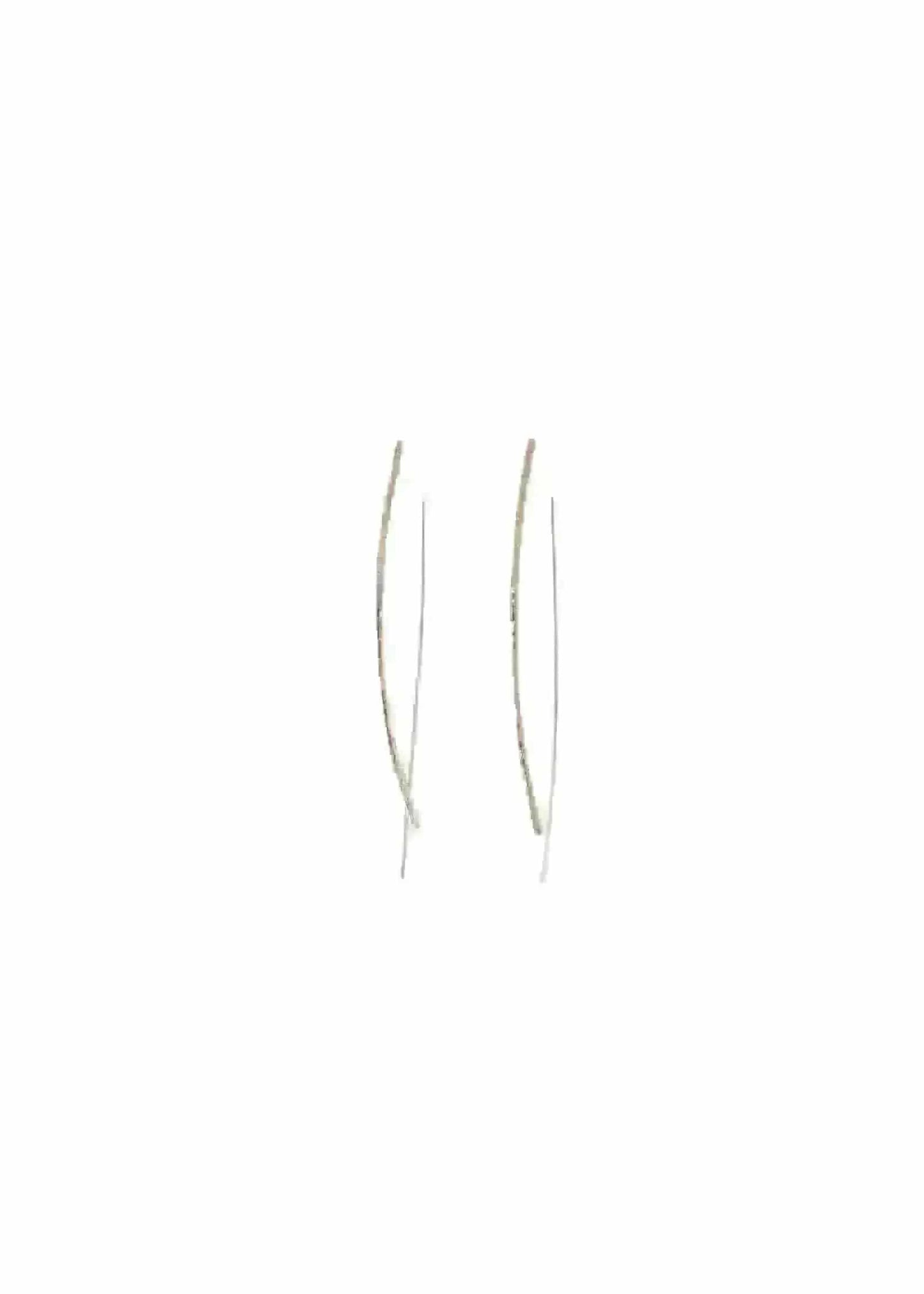 Liv & B Designs Earrings Lauren Bar Hoop Earrings