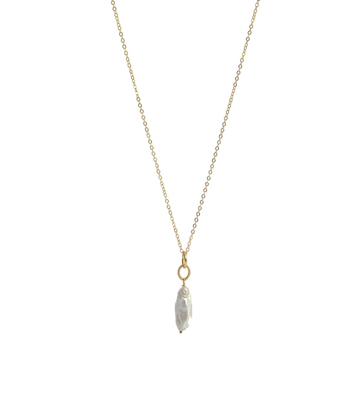 Liv & B Necklace Biwa Pearl Necklace