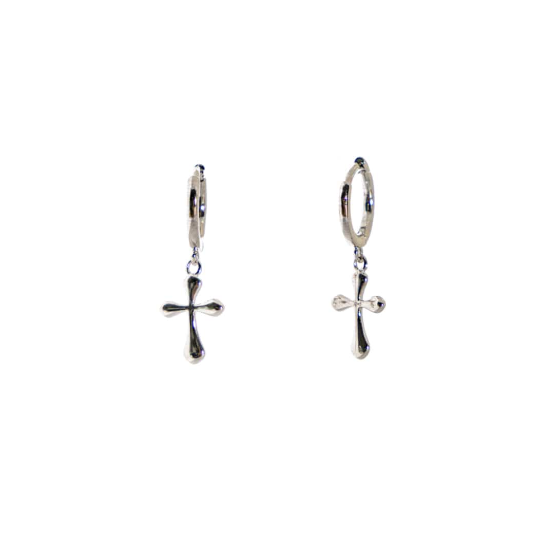 Mini Sterling Silver Cross Necklace Liv & B Designs