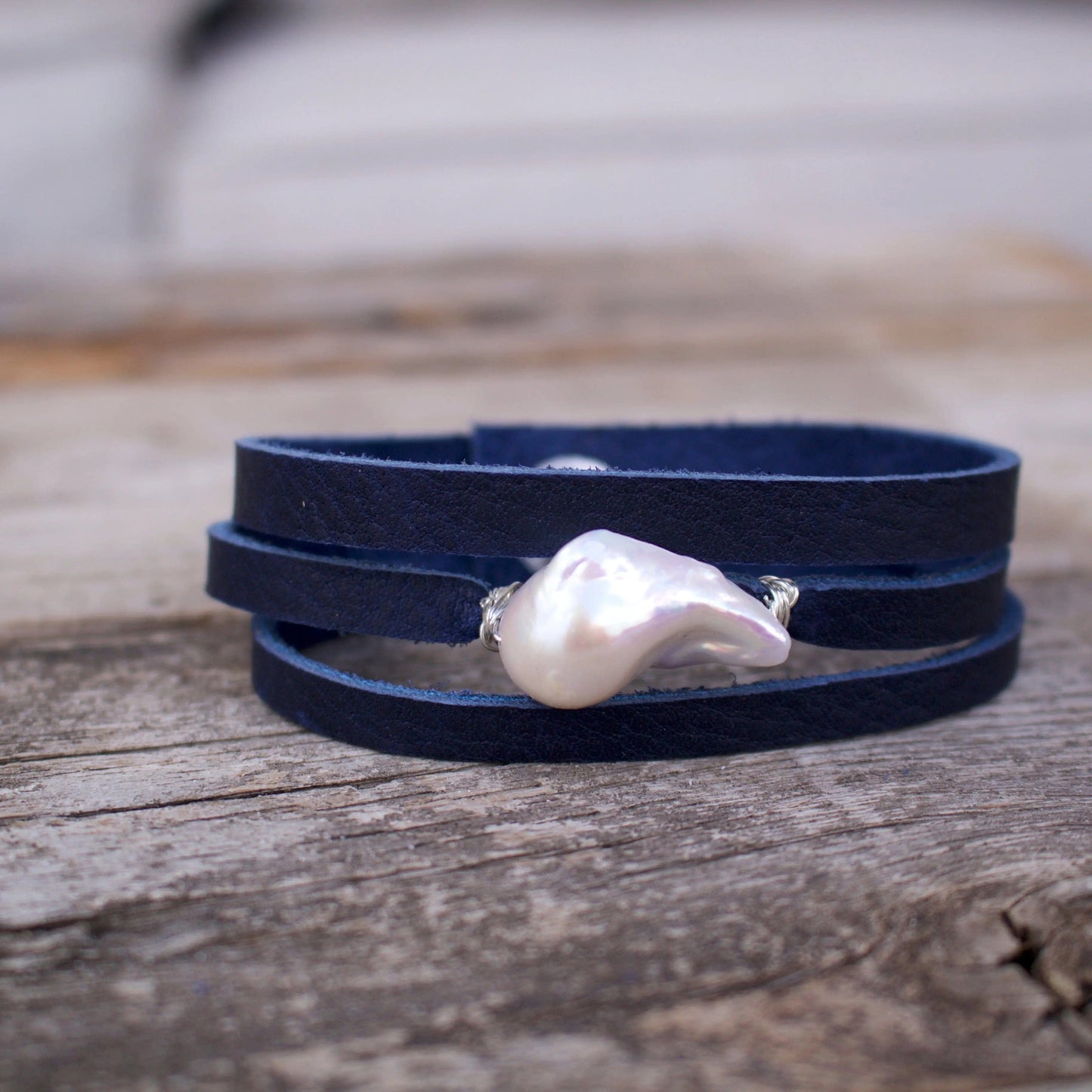 Jackie Baroque Pearl Bracelet Liv and B Designs
