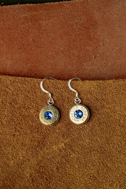 Simple Crystal Bullet Earrings Liv & B