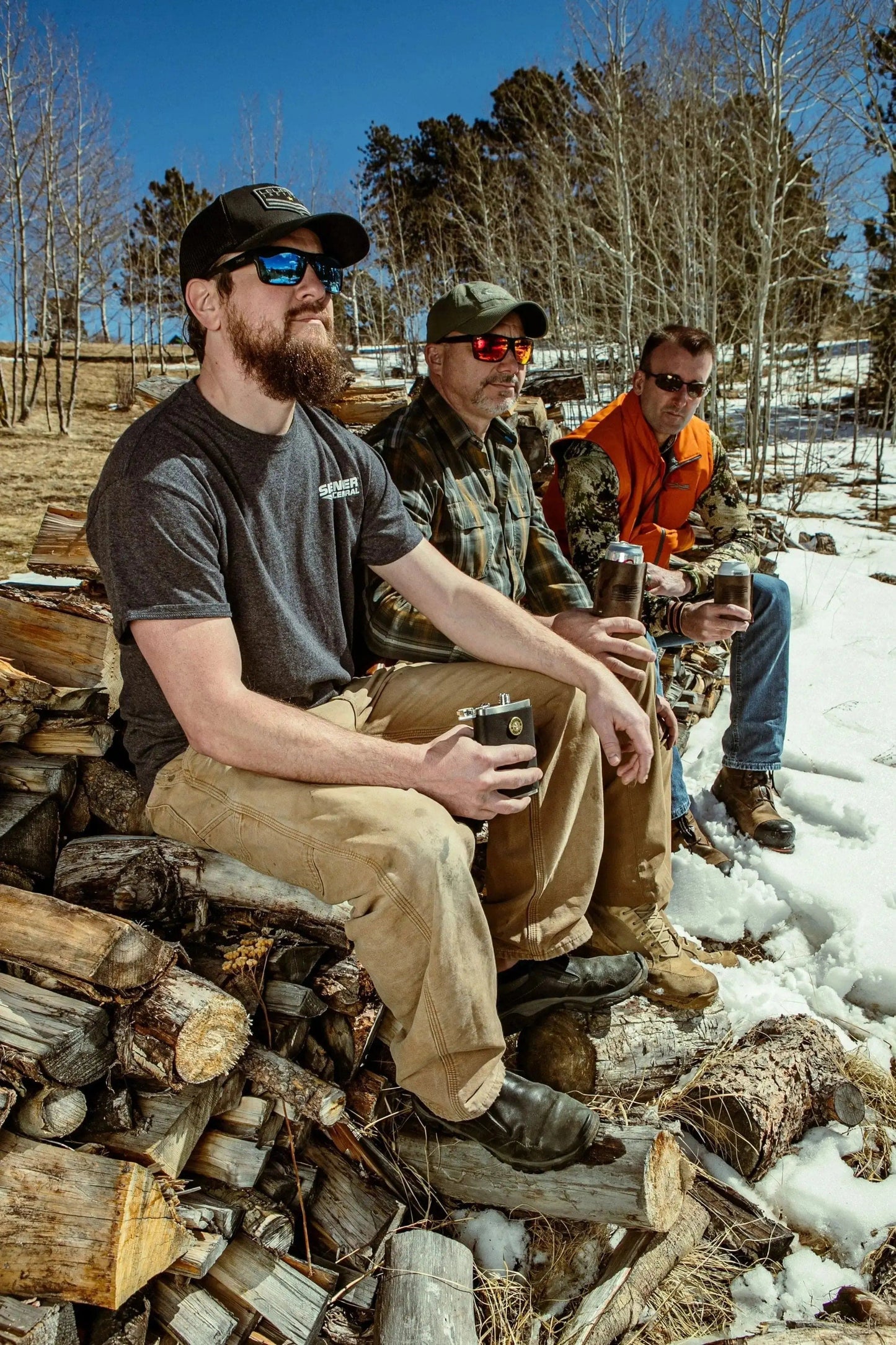 12 Gauge Leather Flask Liv & B Designs