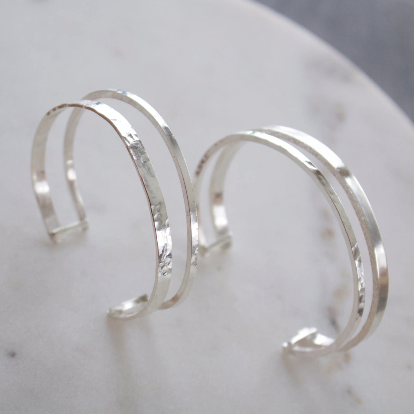 Aligned Double Cuff Bracelet Liv & B Designs