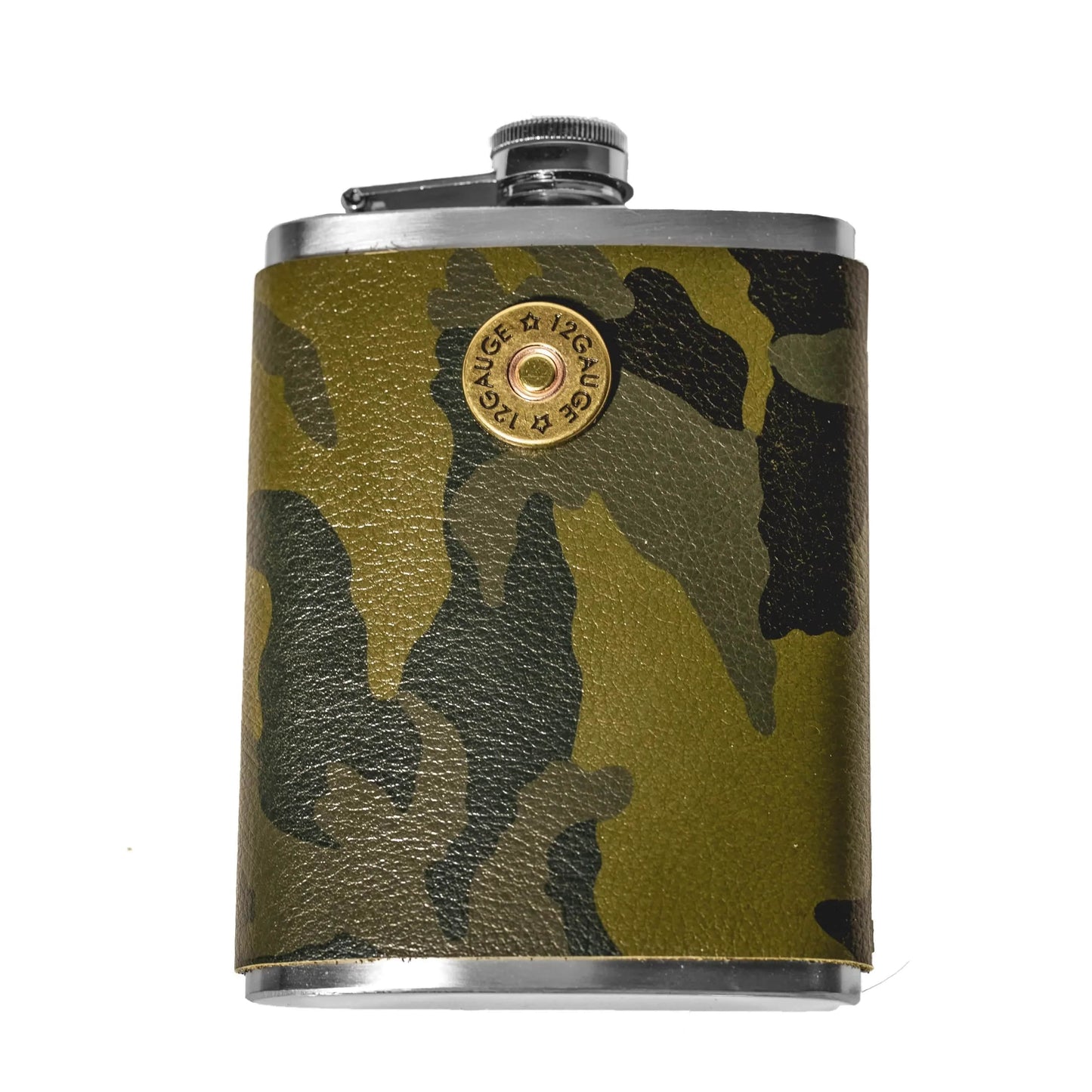 12 Gauge Leather Flask Liv & B Designs