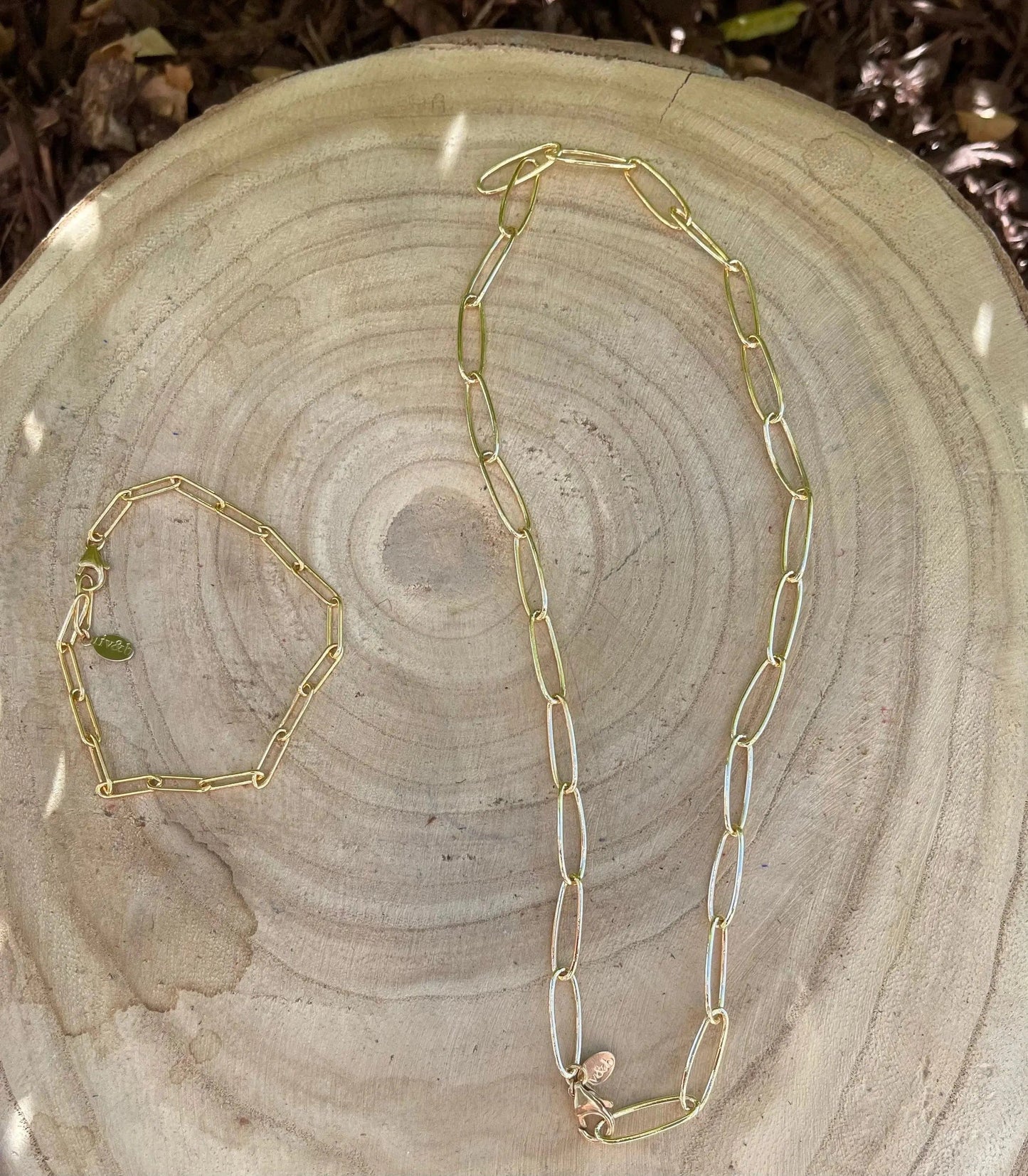 Gold Fill Long Chain Necklace Liv & B Designs