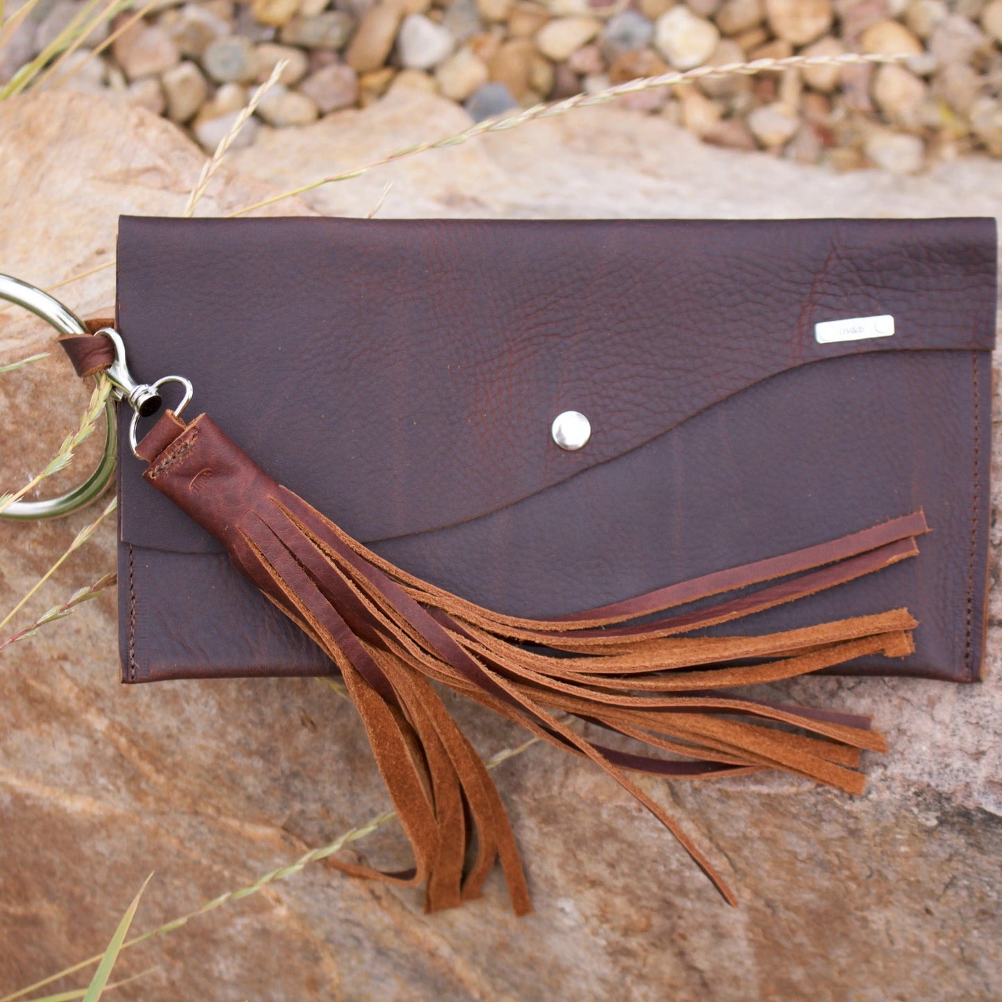 GNO Leather Handmade Clutch Liv & B Designs