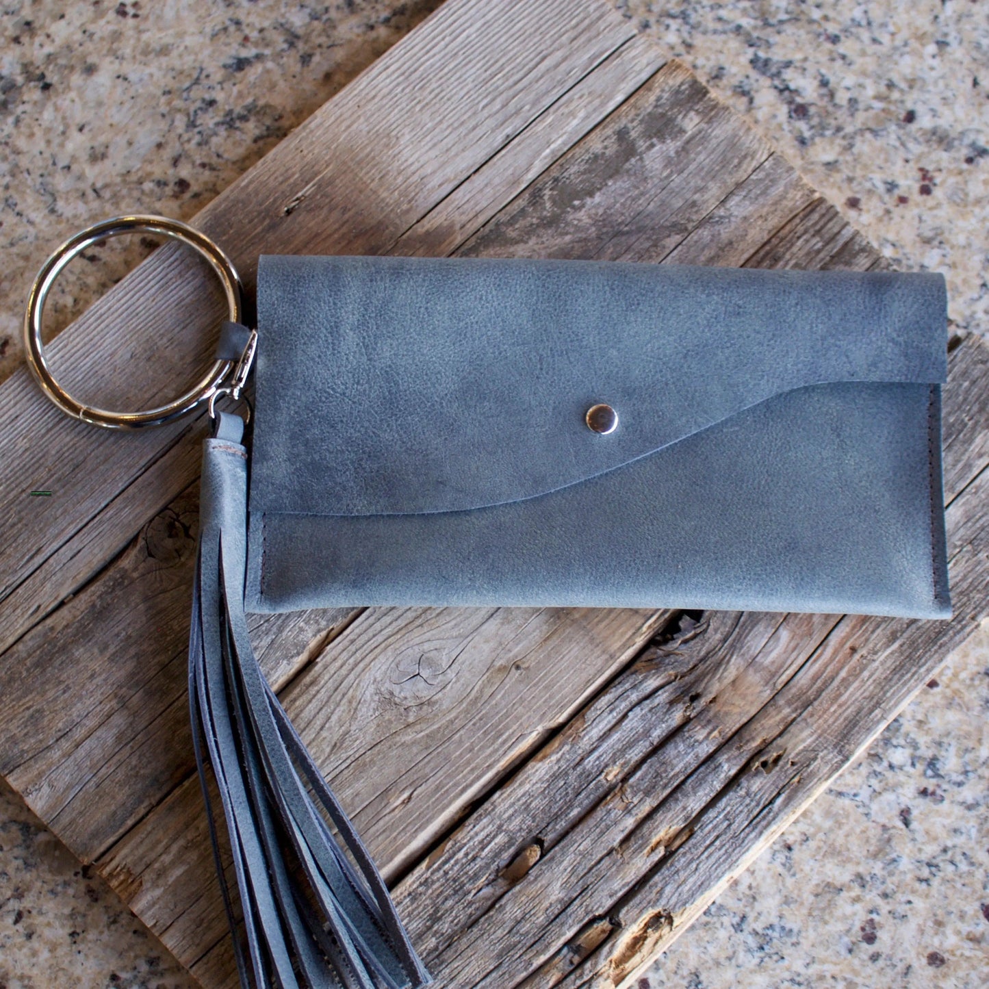 GNO Leather Handmade Clutch Liv & B Designs