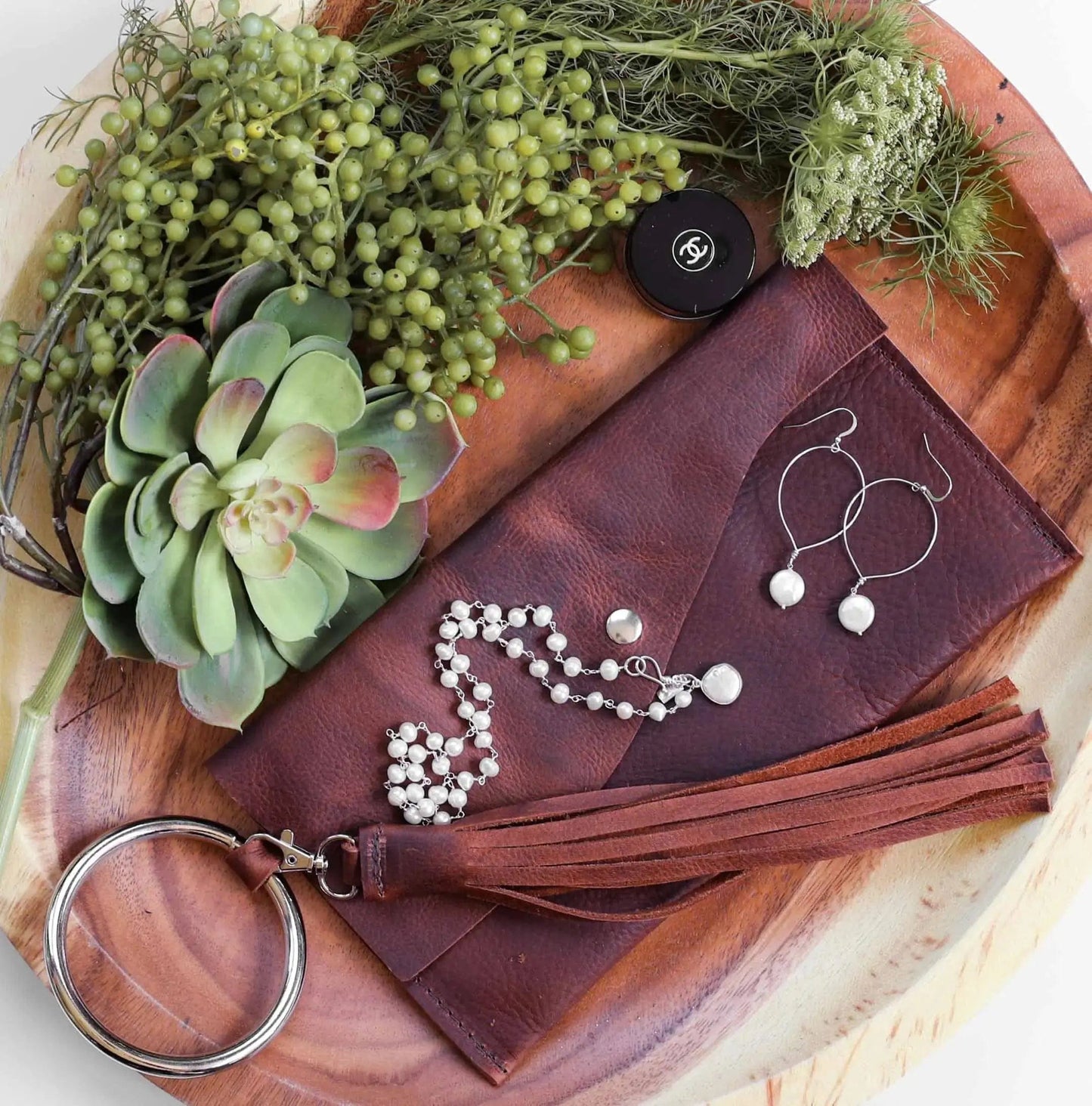 GNO Leather Handmade Clutch Liv & B Designs