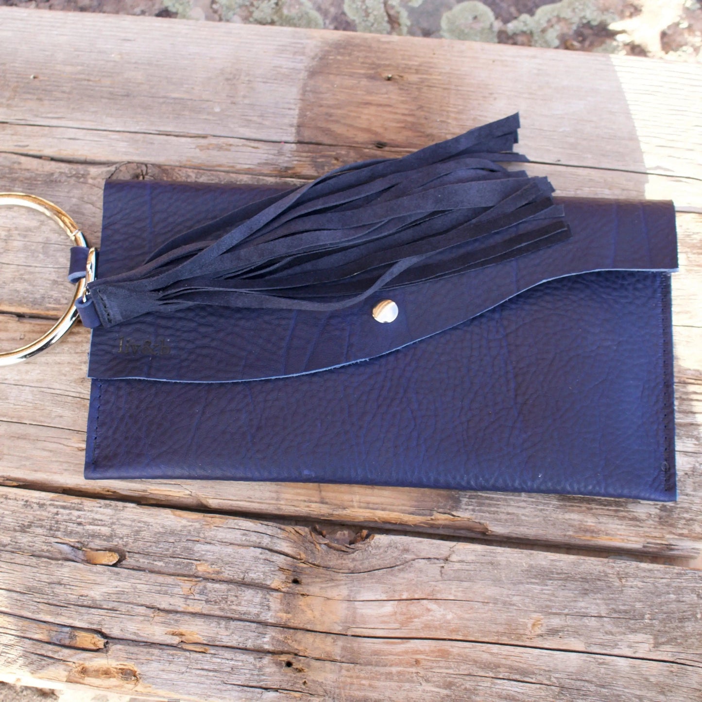 GNO Leather Handmade Clutch Liv & B Designs