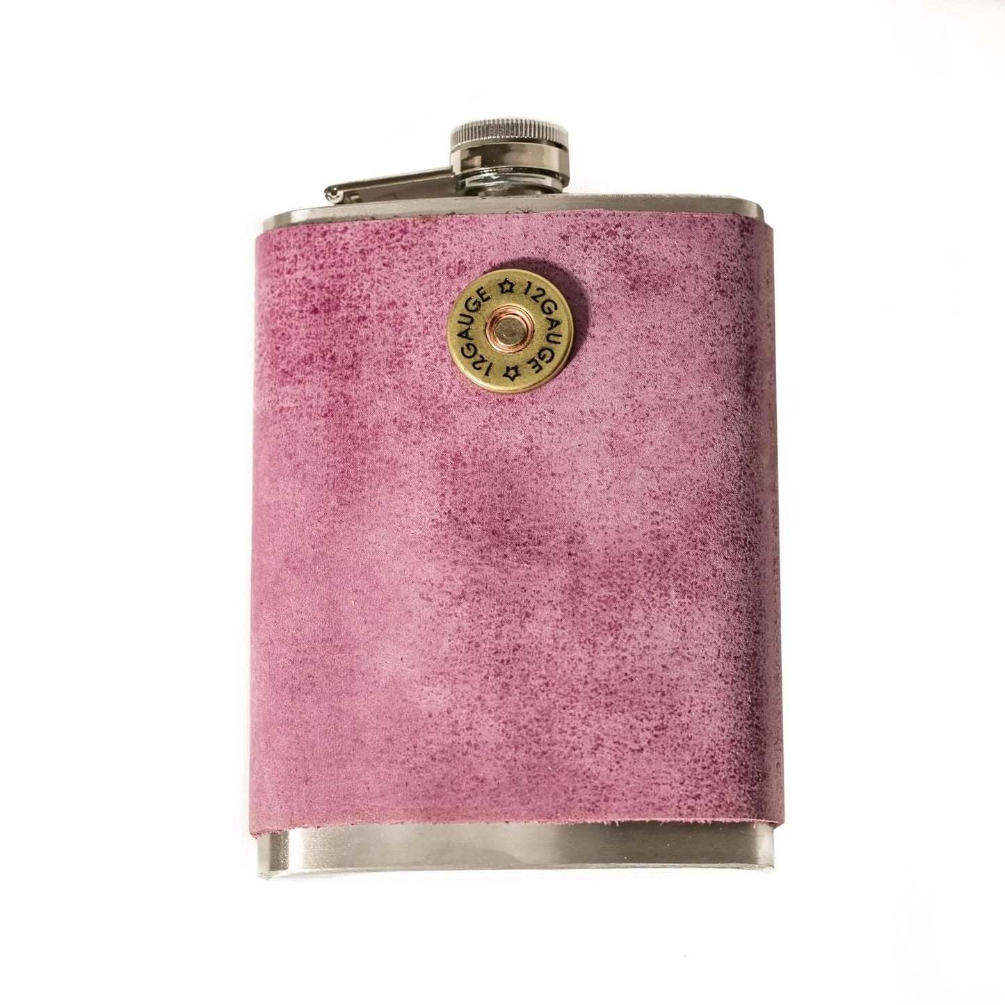 12 Gauge Leather Flask Liv & B Designs