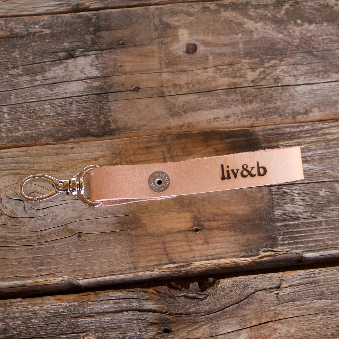 Leather Key Fob Liv & B