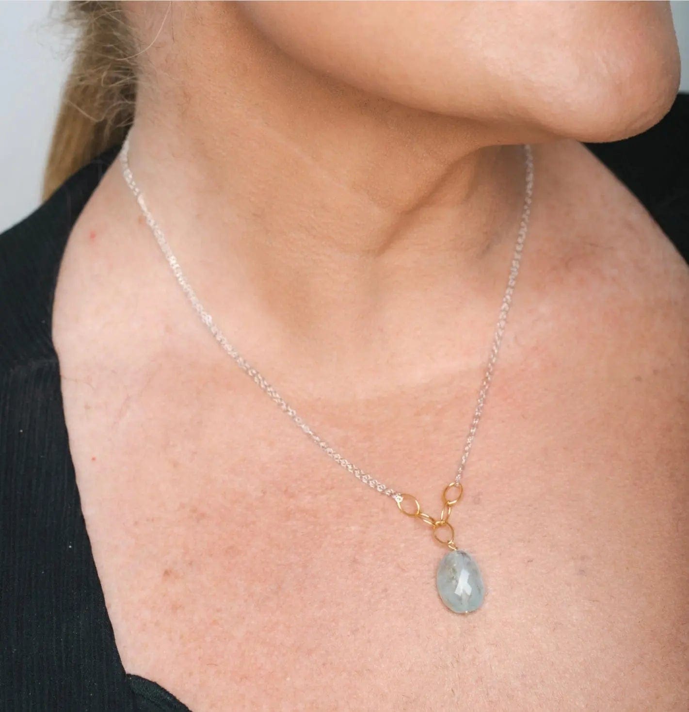 Mixed metal Gemstone Liv & B
